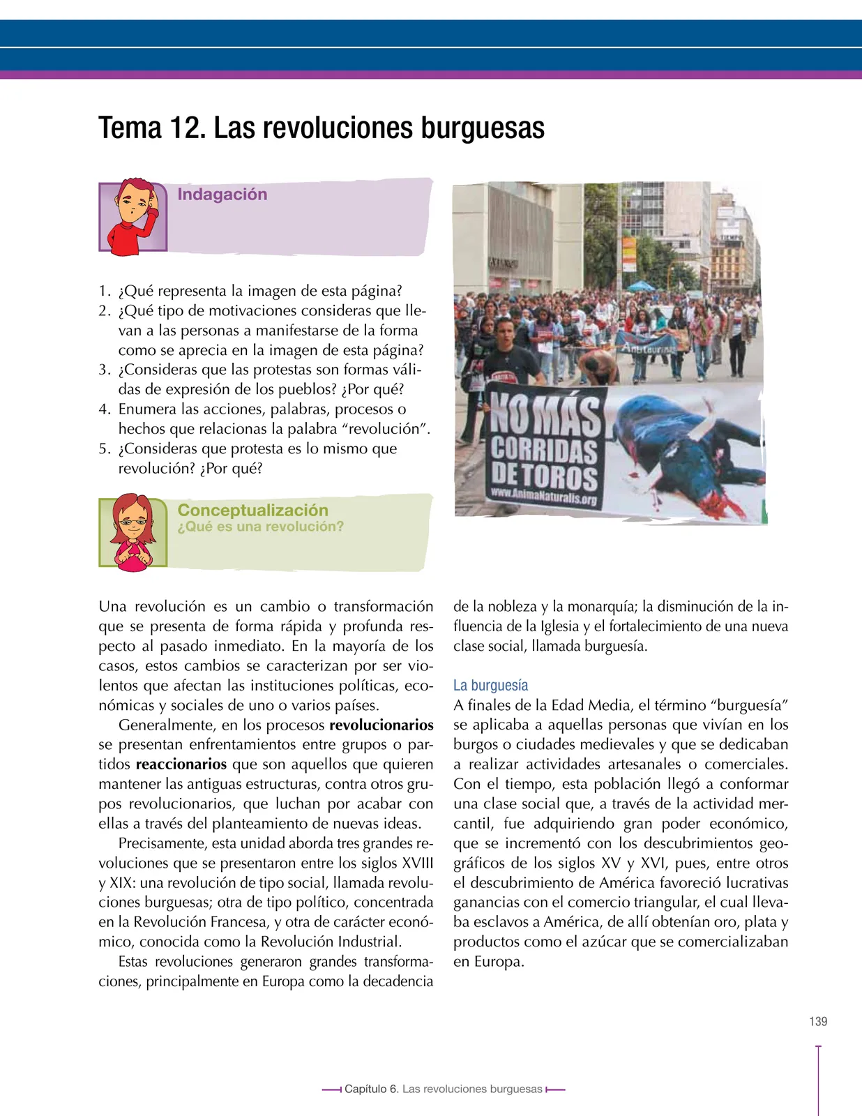 Miniatura página 139 de Ciencias Sociales 8° · Secundaria Activa