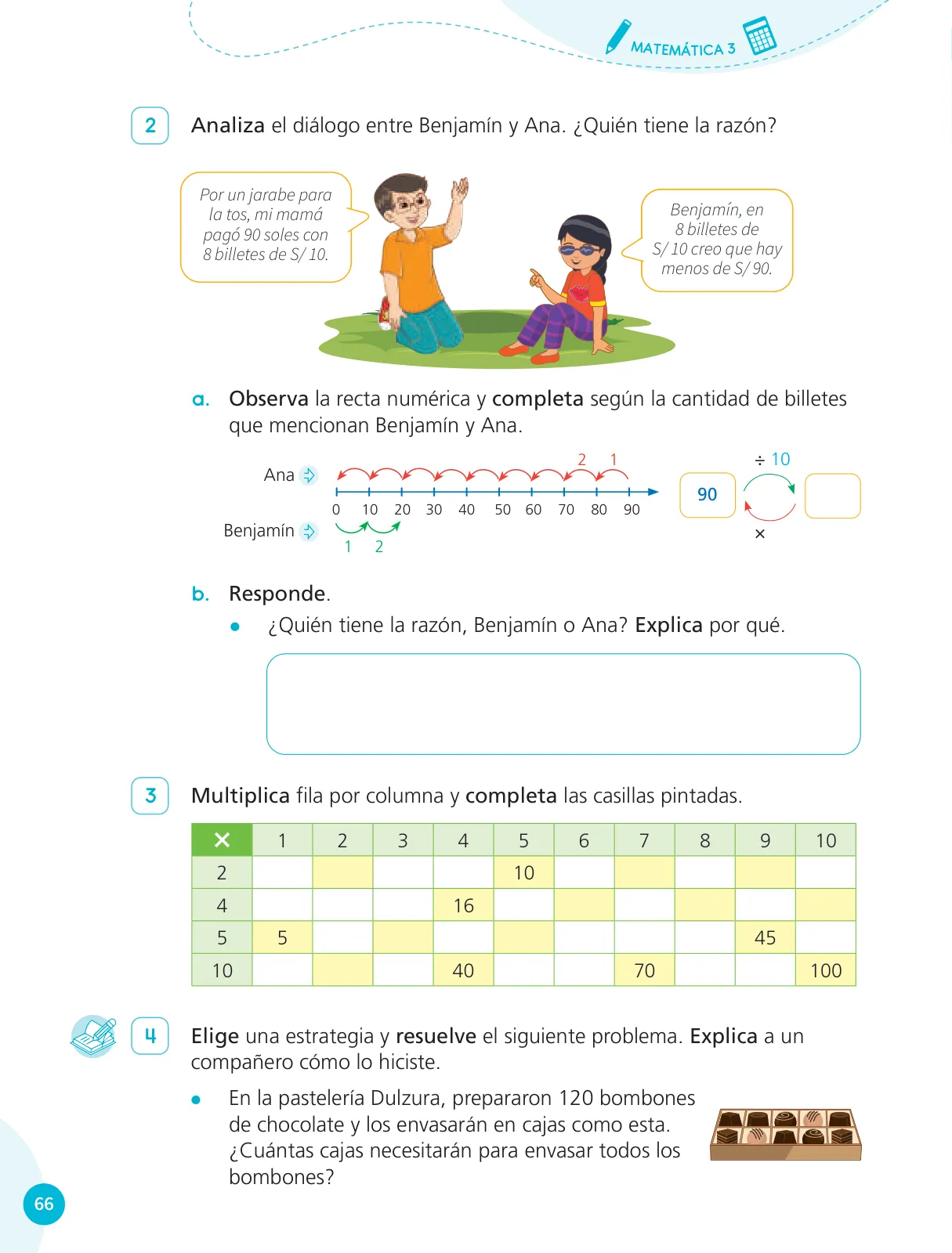 Miniatura página 68 de Cuadernillo de Matemática 3, tercer grado de Primaria · 2023