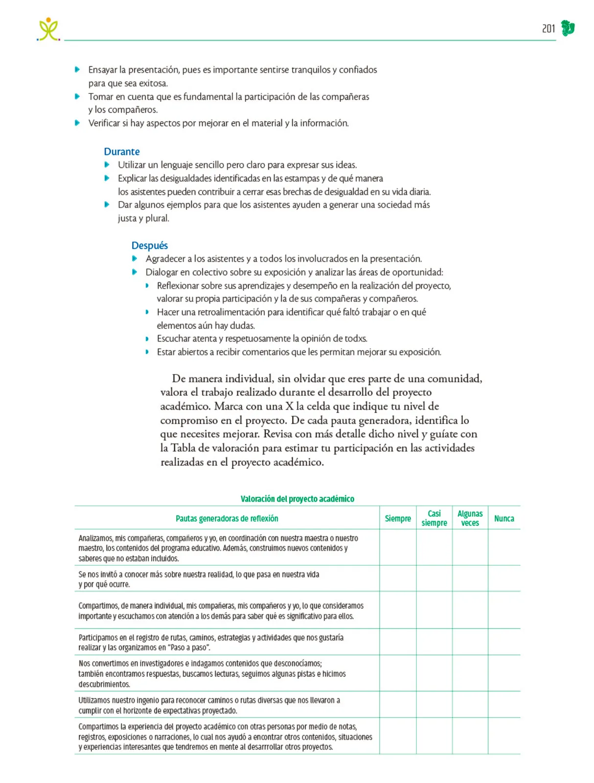 Miniatura página 202 de Colección Nanahuatzin. Nuestro libro de Proyectos. Tomo I.   Libro de Educación Telesecundaria Grado 3°  Ciclo Escolar 2025 - 2026