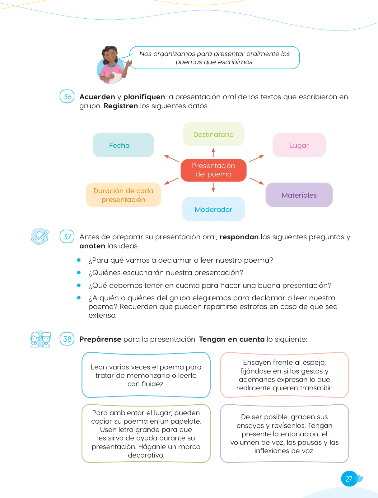 Miniatura página 29 de Cuadernillo de Comunicación 5. Quinto grado de Primaria · 2024