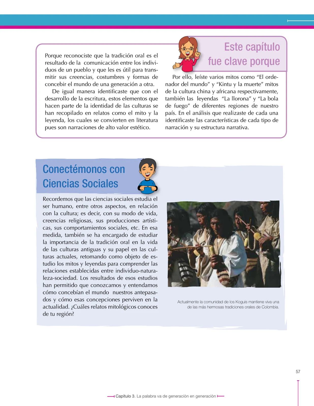 Miniatura página 57 de Lenguaje 7° · Secundaria Activa
