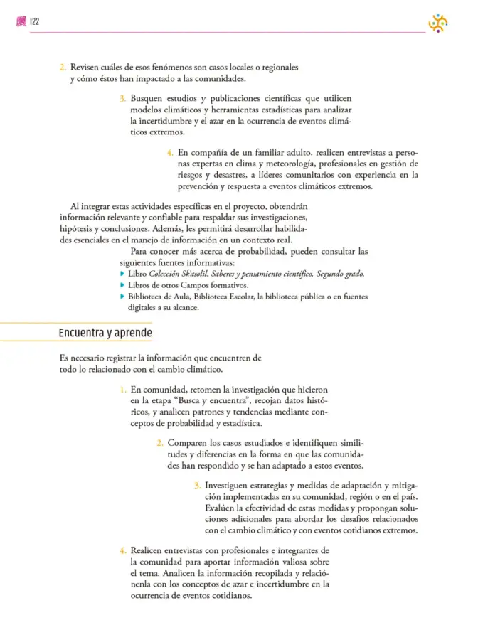Página 123 de Colección Sk´asolil. Nuestro libro de proyectos. Libro de Educación Secundaria Grado 2° Ciclo Escolar 2025 - 2026