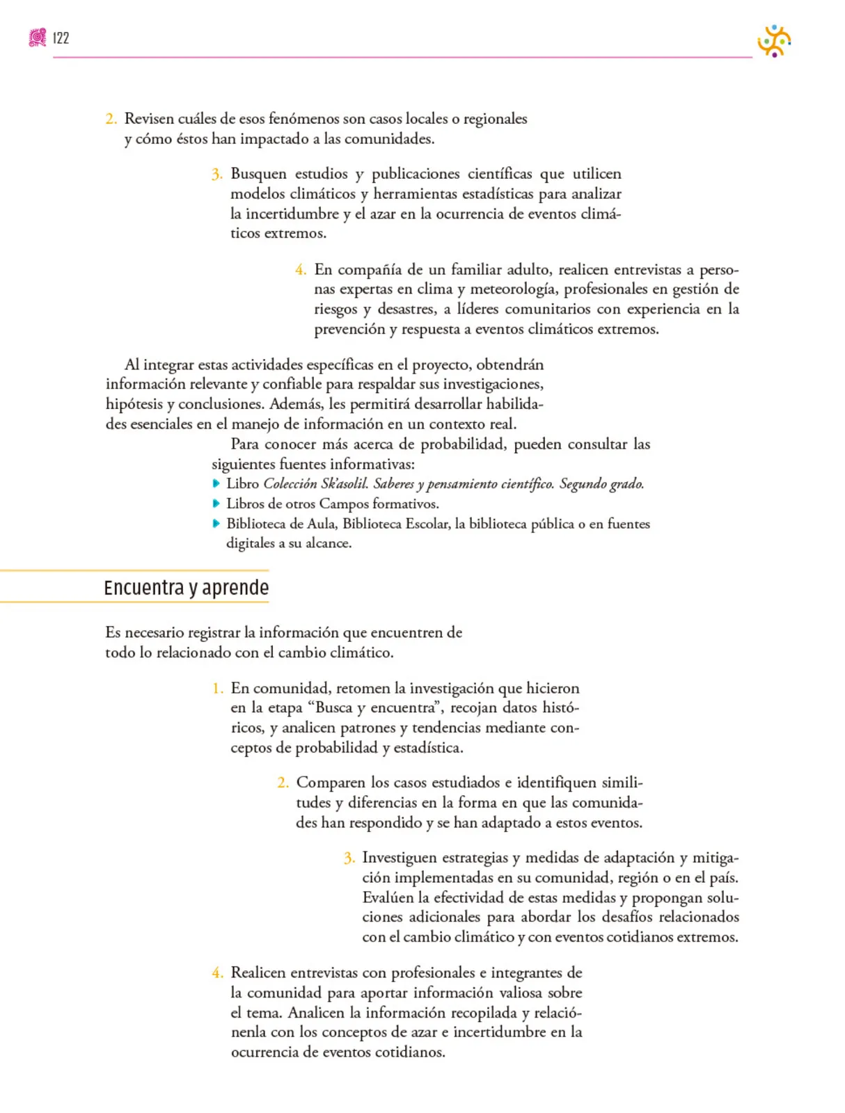 Miniatura página 123 de Colección Sk´asolil. Nuestro libro de proyectos.   Libro de Educación Secundaria Grado 2°  Ciclo Escolar 2025 - 2026