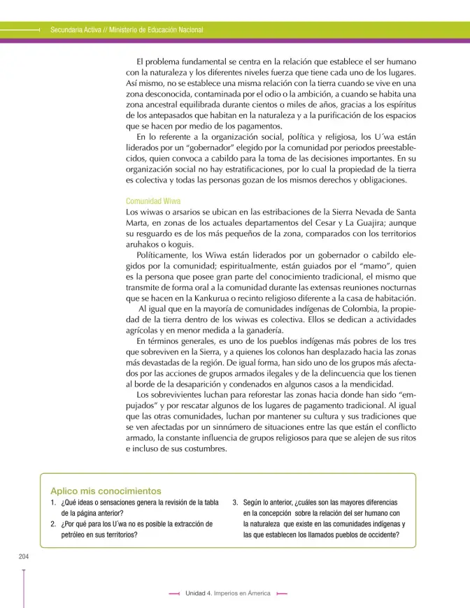 Página 204 de Ciencias Sociales 7° · Secundaria Activa