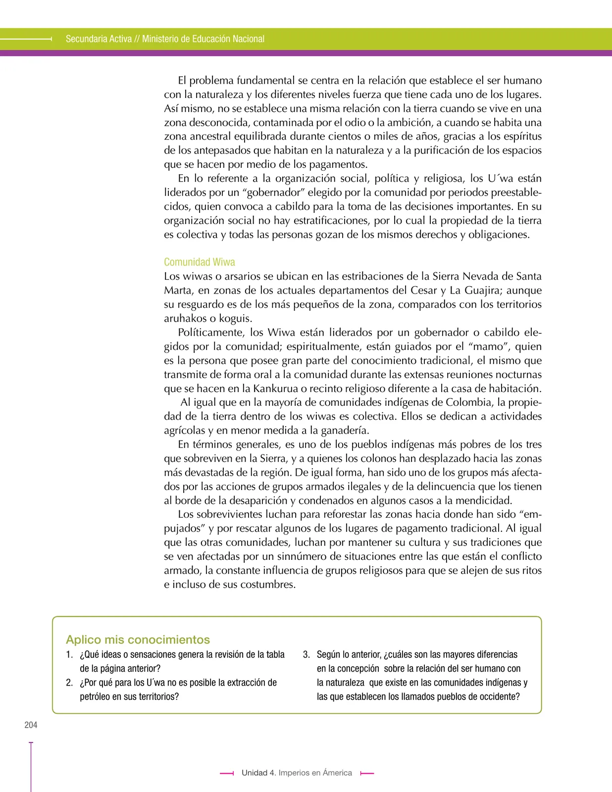 Miniatura página 204 de Ciencias Sociales 7° · Secundaria Activa