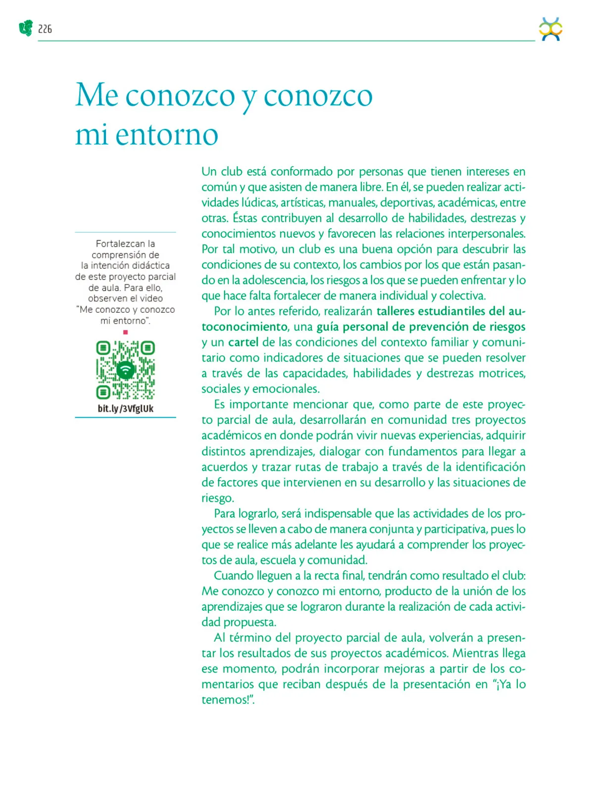 Miniatura página 227 de Colección Ximhai. Nuestro libro de Proyectos.  Tomo II.   Libro de Educación Telesecundaria Grado 1°  Ciclo Escolar 2025 - 2026