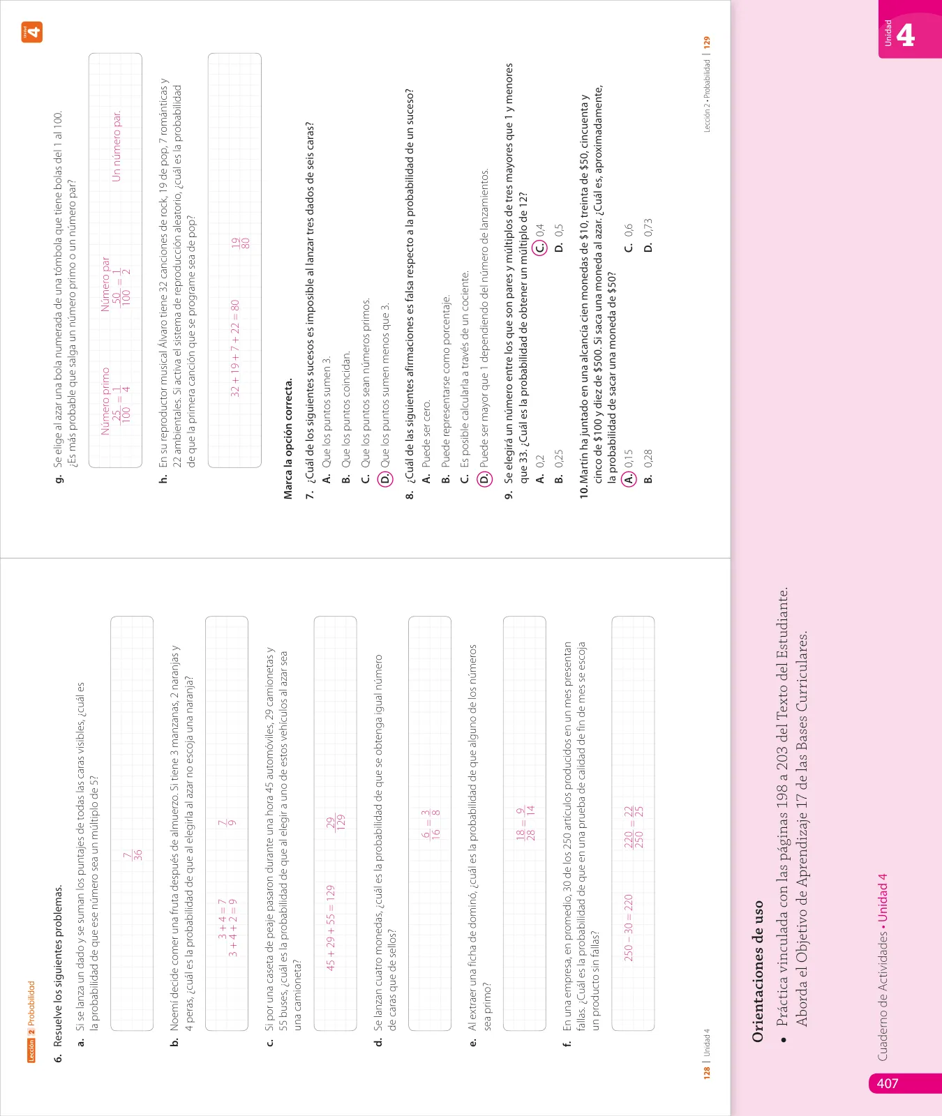 Página 185 de Matemática – Octavo Básico | Texto del Estudiante MINEDUC – Descargar PDF · 2024