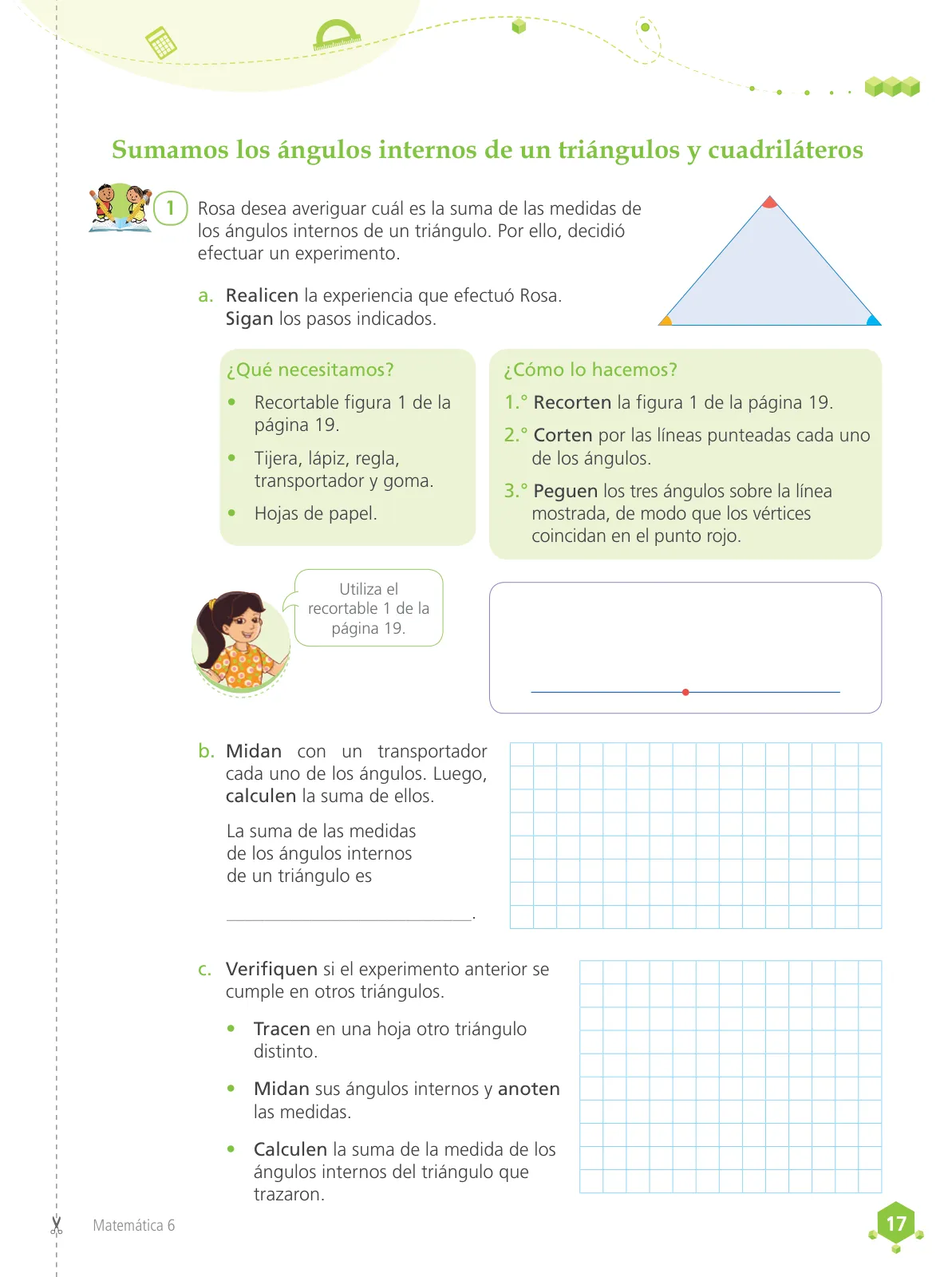 Miniatura página 19 de Matemática 6 : cuaderno de trabajo para sexto grado de Educación Primaria 2019 · 2019