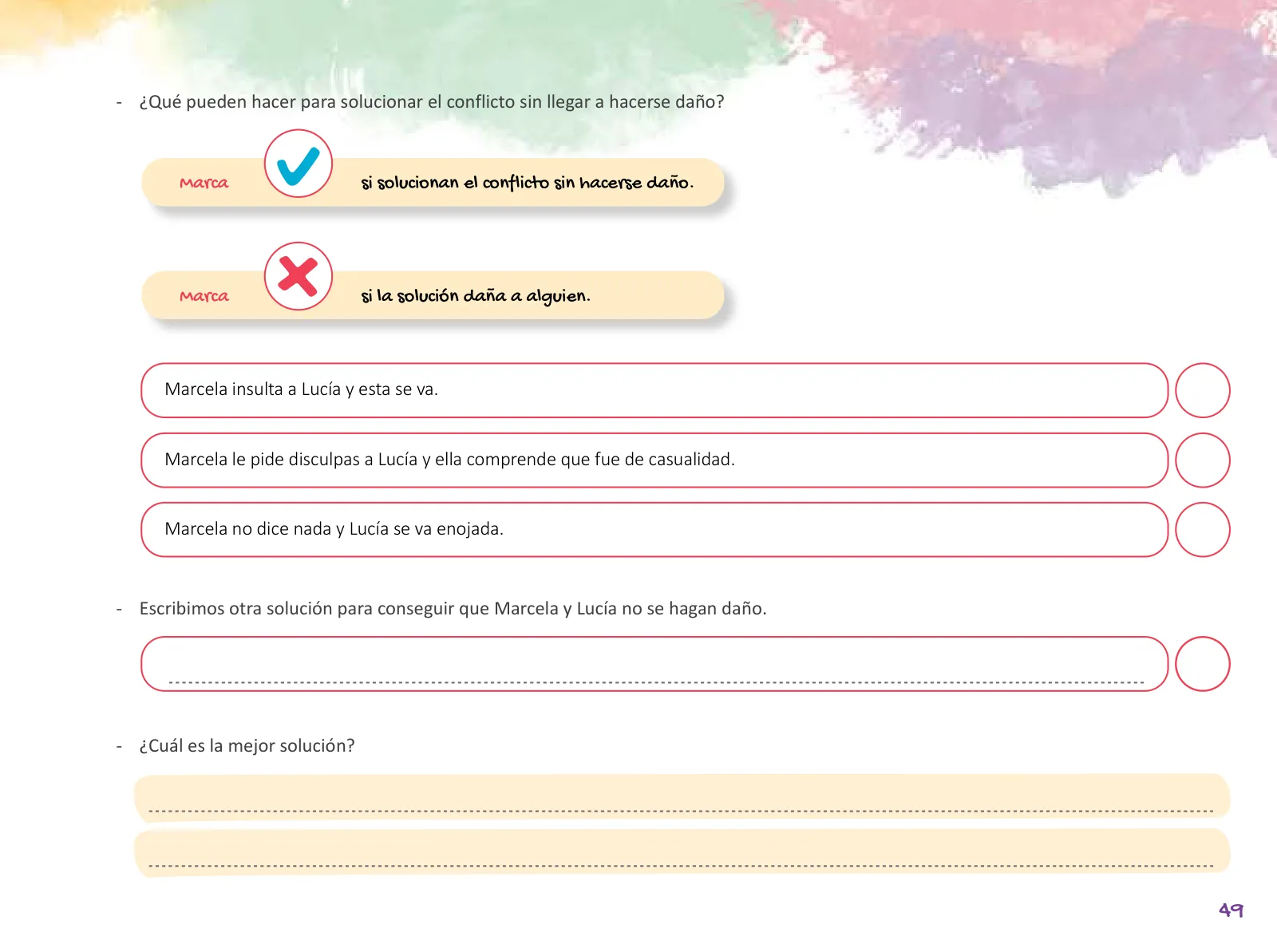 Página 51 de Cuadernillo de Tutoría 4 : cuarto grado de Educación Primaria · 2021