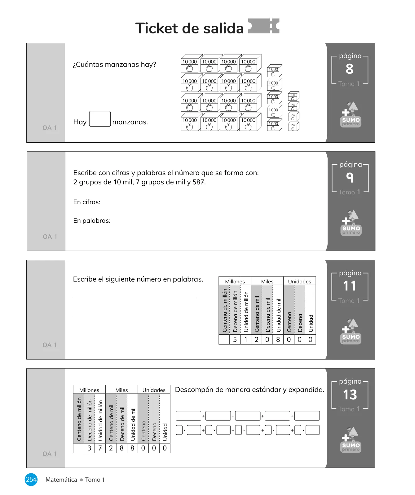 Página 256 de Sumo Primero – Quinto Básico | Texto del Estudiante MINEDUC – Descargar PDF · 2024