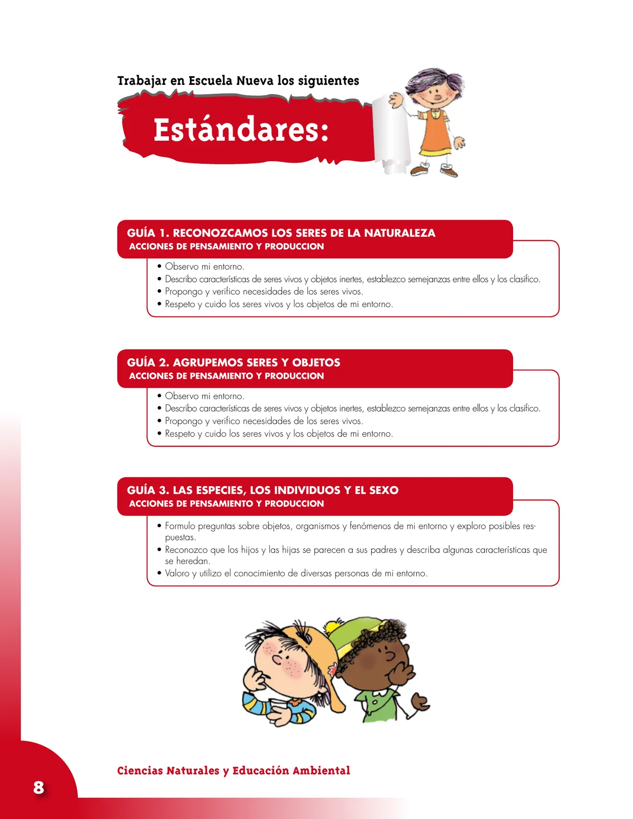 Página 8 de Ciencias Naturales 2° · Cartilla 01