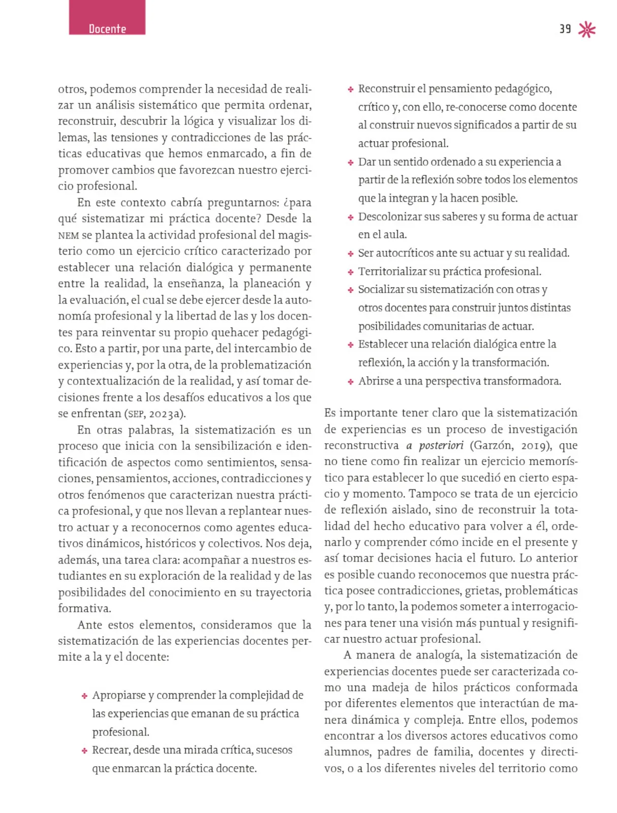 Miniatura página 40 de Un libro sin recetas para la maestra y el maestro. Fase 2  Libro de Educación Preescolar Grado 1°, 2°, 3°  Ciclo Escolar 2025 - 2026