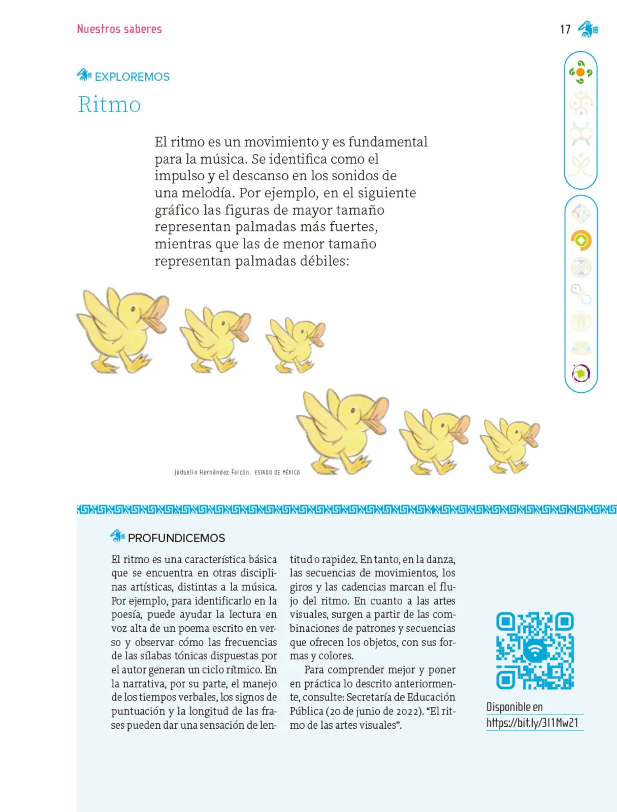 Página 18 de Nuestros saberes: Libro para alumnos, maestros y familia. Libro de Educación Primaria Grado 1° Ciclo Escolar 2025 - 2026