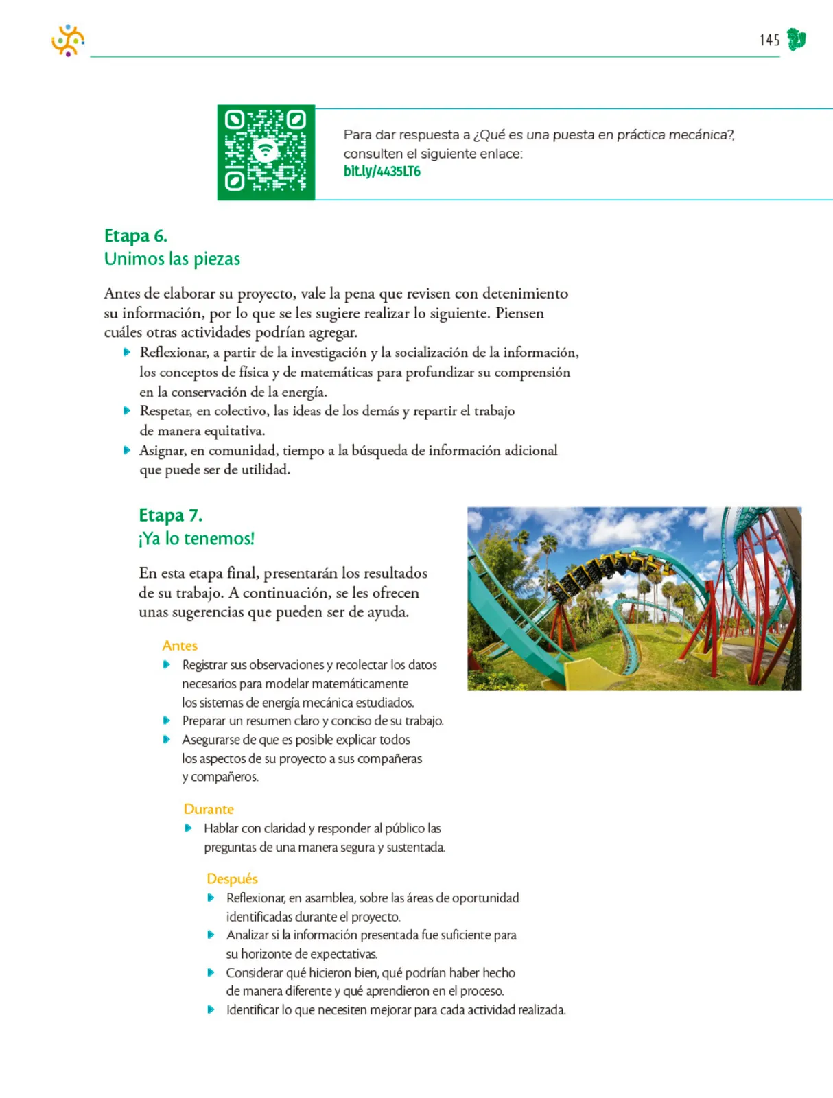 Miniatura página 146 de Colección Sk´asolil. Nuestro libro de Proyectos.  Tomo III.  Libro de Educación Telesecundaria Grado 2°  Ciclo Escolar 2025 - 2026