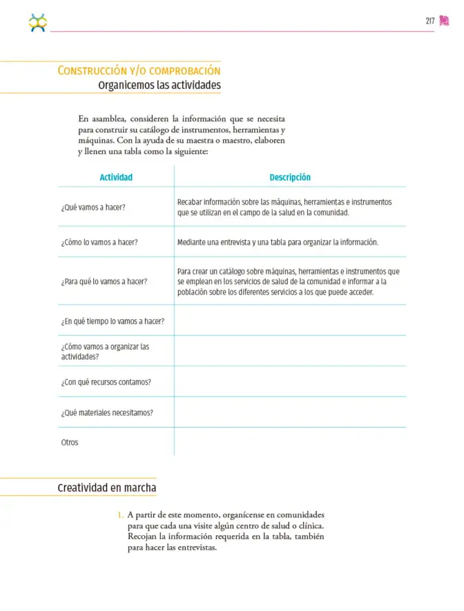 Página 218 de Colección Sk´asolil. Nuestro libro de proyectos. Libro de Educación Secundaria Grado 2° Ciclo Escolar 2025 - 2026
