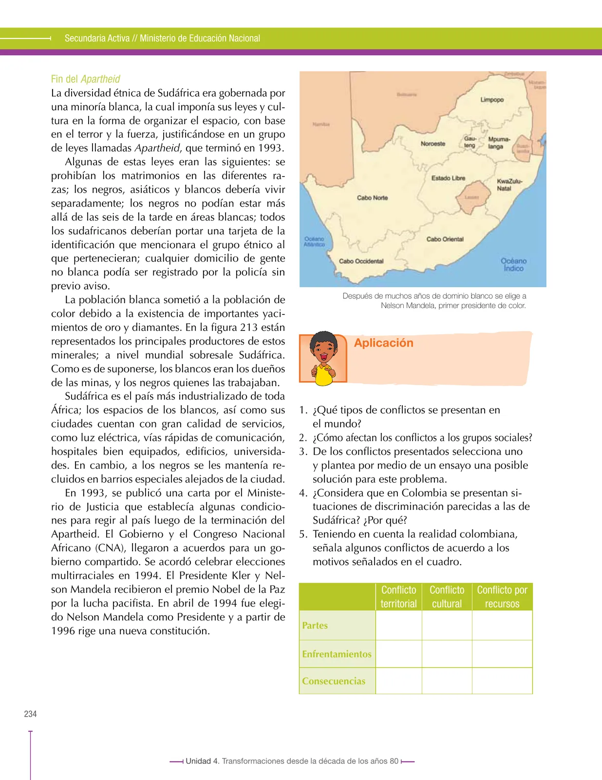 Página 234 de Ciencias Sociales 9° · Secundaria Activa