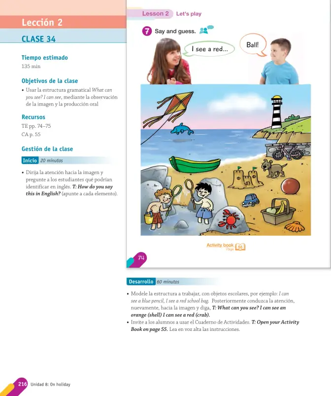 Página 100 de Inglés – Segundo Básico | Texto del Estudiante MINEDUC – Descargar PDF · 2024