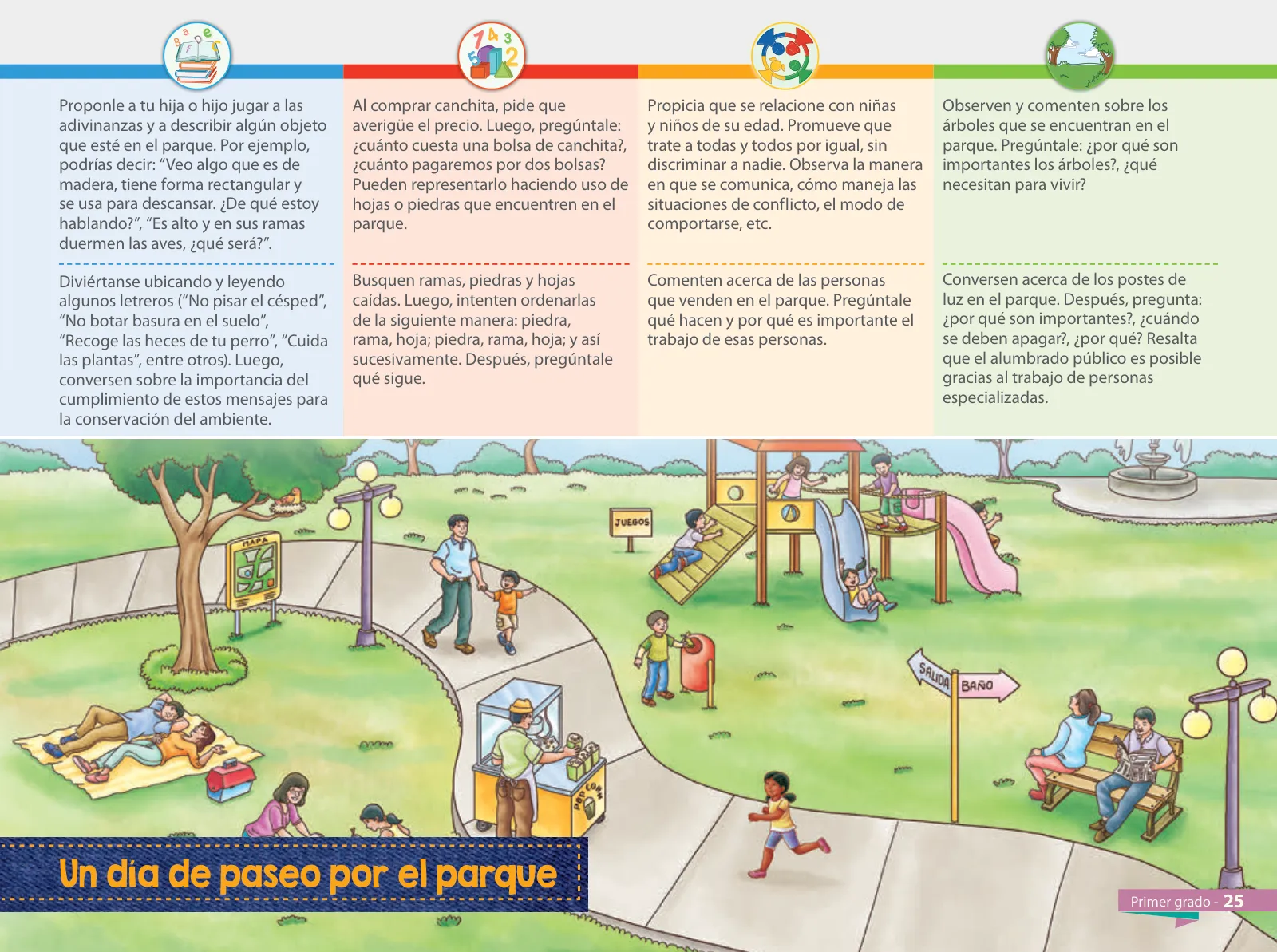Miniatura página 27 de Aprendemos juntos en familia : guía dirigida a madres y padres. Primer grado de Educación Primaria · 2019