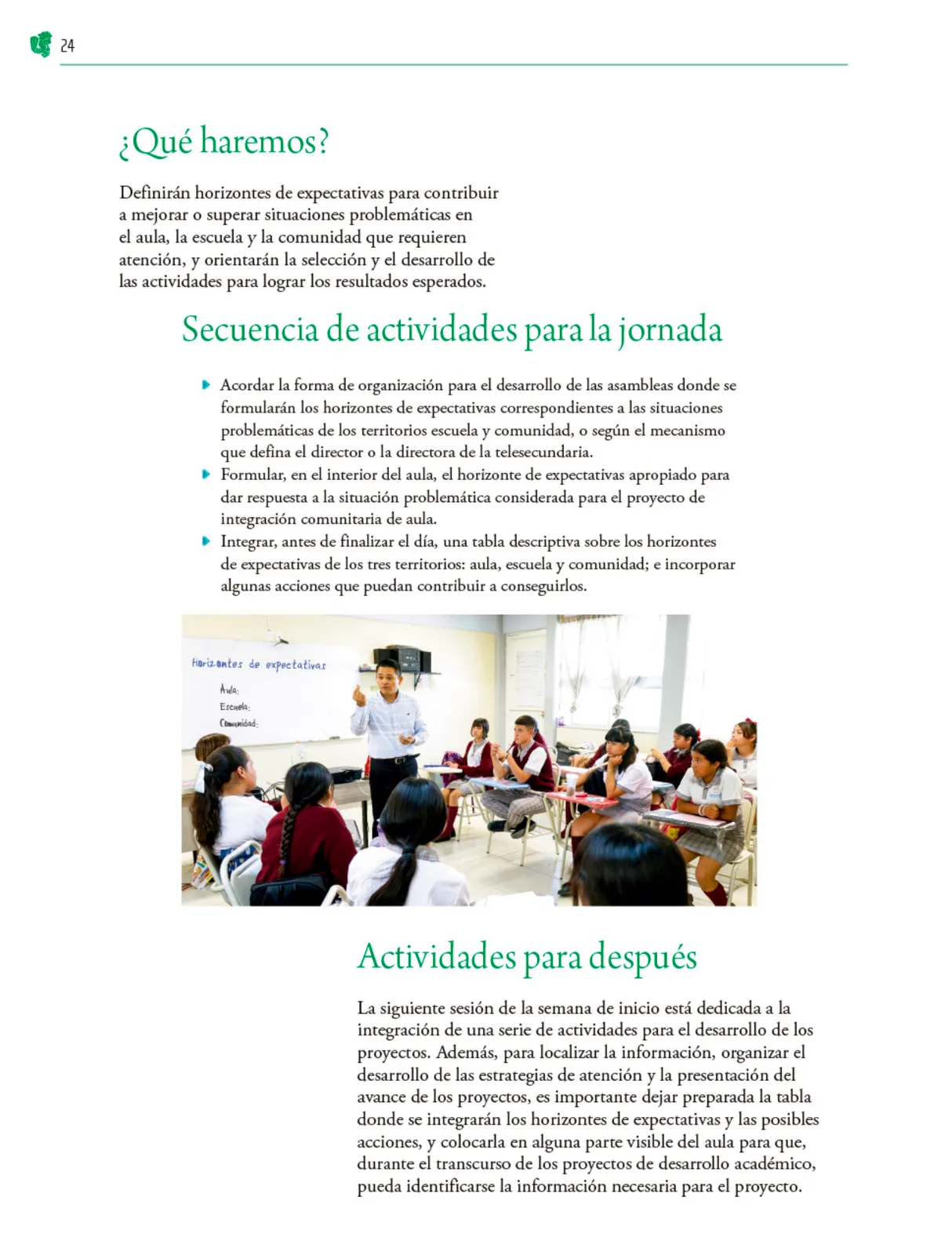 Página 25 de Colección Ximhai. Nuestro libro de Proyectos. Tomo I. Libro de Educación Telesecundaria Grado 1° Ciclo Escolar 2025 - 2026