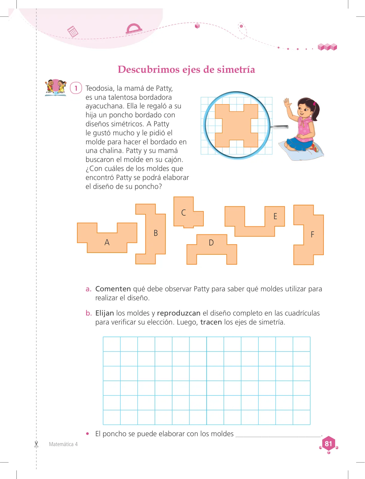 Página 81 de Matemática 4 : cuaderno de trabajo para cuarto grado de Educación Primaria 2018 · 2018