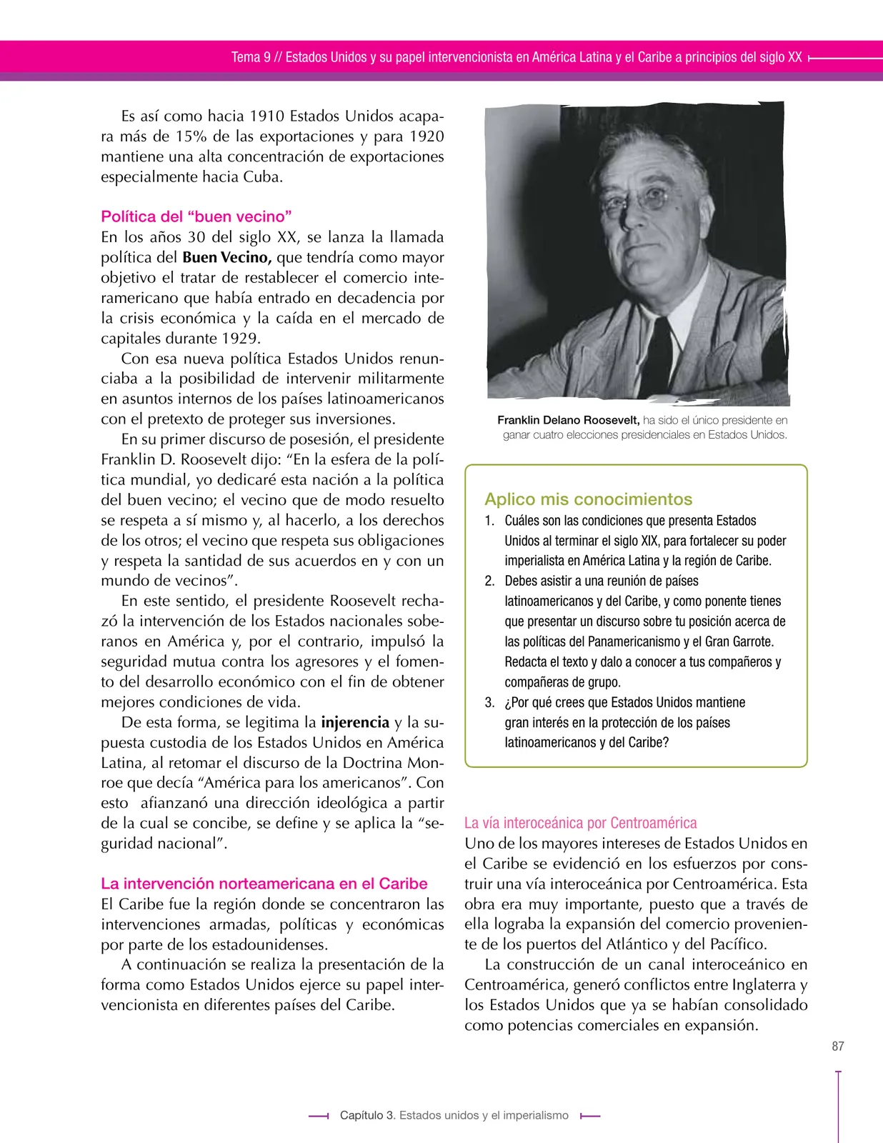 Página 87 de Ciencias Sociales 9° · Secundaria Activa
