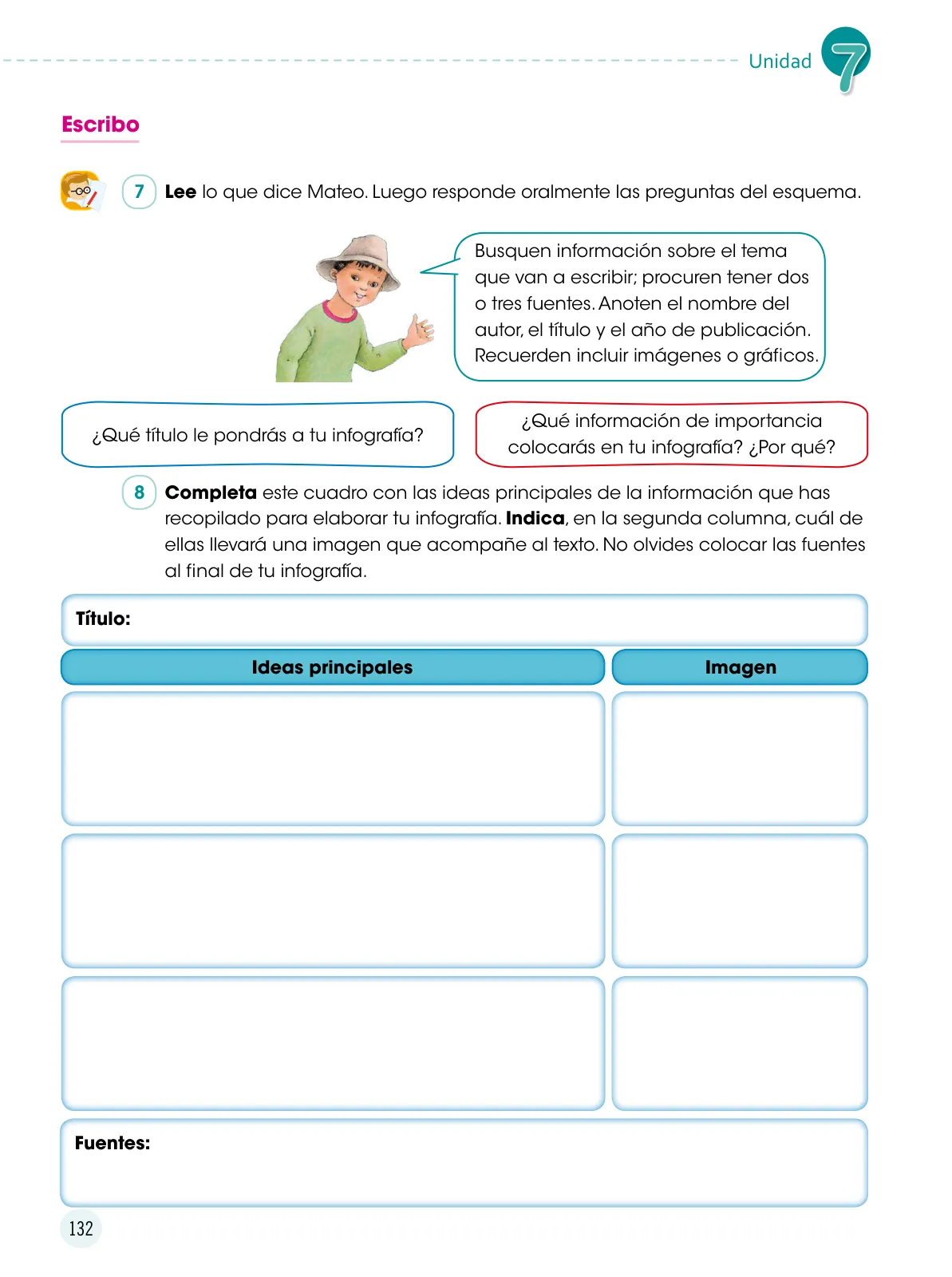 Miniatura página 133 de Comunicación 5 : cuaderno de trabajo para quinto grado de Educación Primaria 2019 · 2019