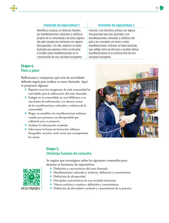 Página 76 de Colección Ximhai. Nuestro libro de Proyectos. Tomo III. Libro de Educación Telesecundaria Grado 1° Ciclo Escolar 2025 - 2026