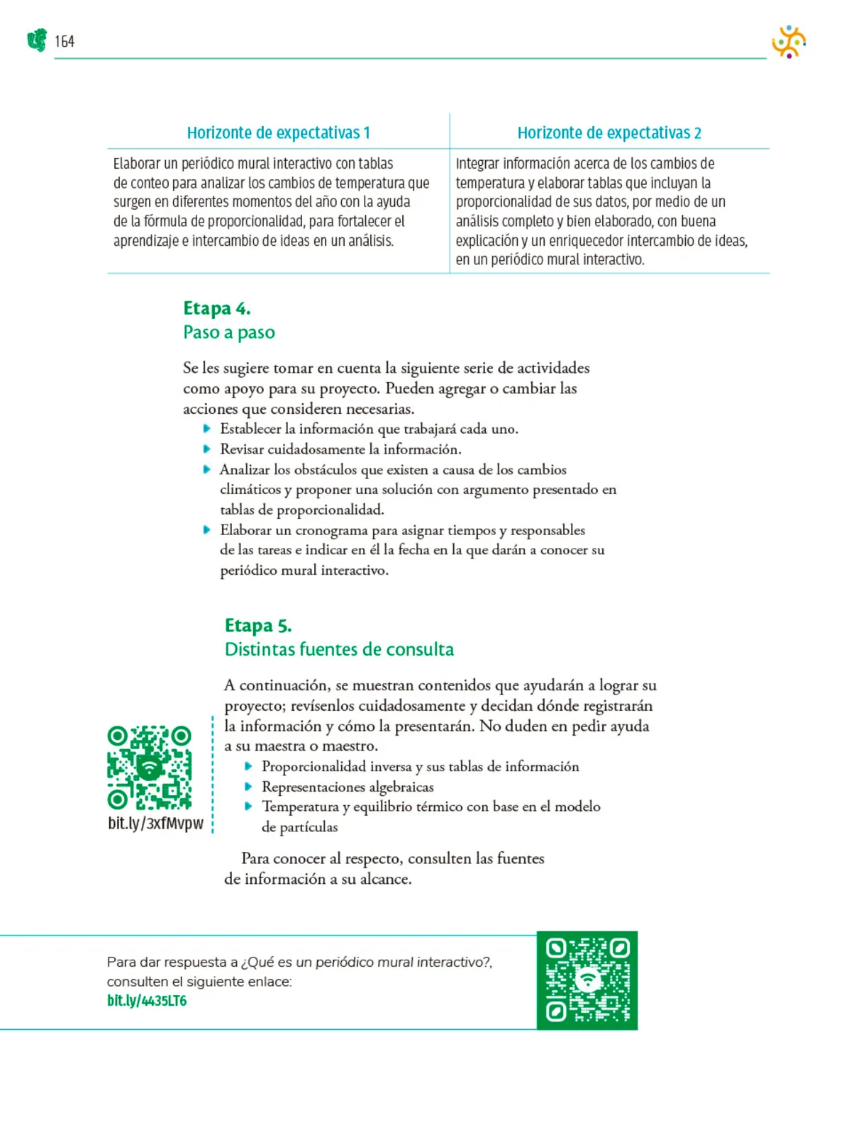 Miniatura página 165 de Colección Sk´asolil. Nuestro libro de Proyectos. Tomo I.    Libro de Educación Telesecundaria Grado 2°  Ciclo Escolar 2025 - 2026