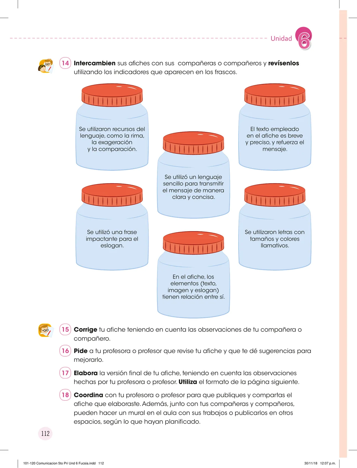 Página 114 de Comunicación : cuadernillo de trabajo 5 · 2018