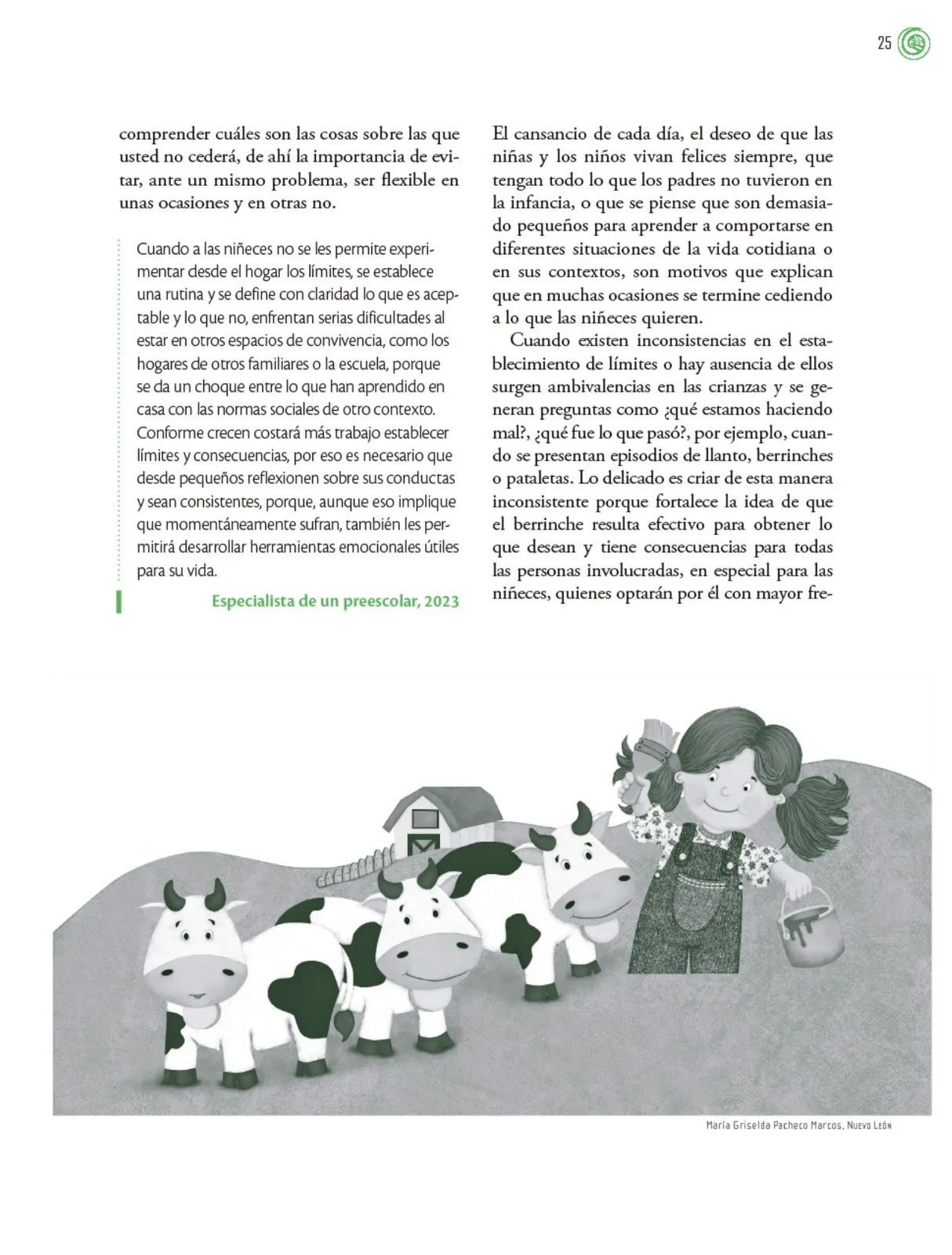 Miniatura página 26 de Crianza para la libertad. Libro para las familias. Fase 2  Libro de Educación Preescolar Grado 1°, 2°, 3°  Ciclo Escolar 2025 - 2026