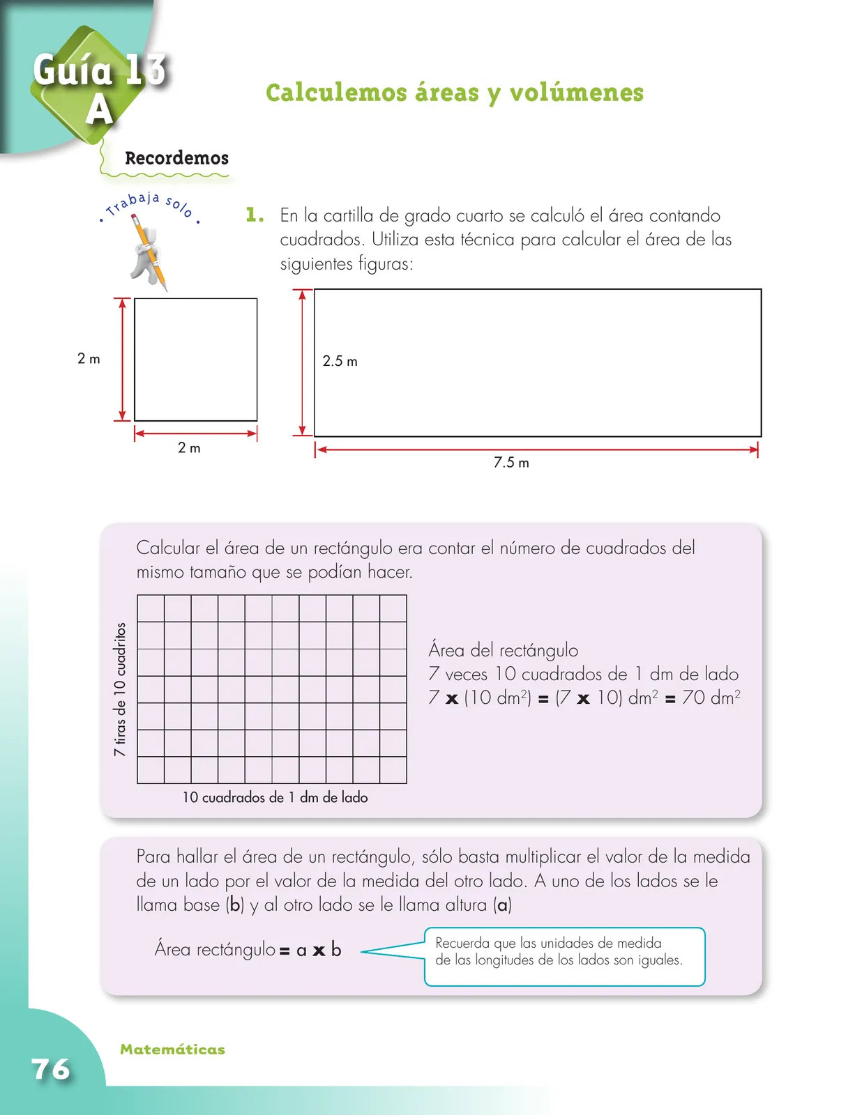 Miniatura página 76 de Matematica 5° · Cartilla 02