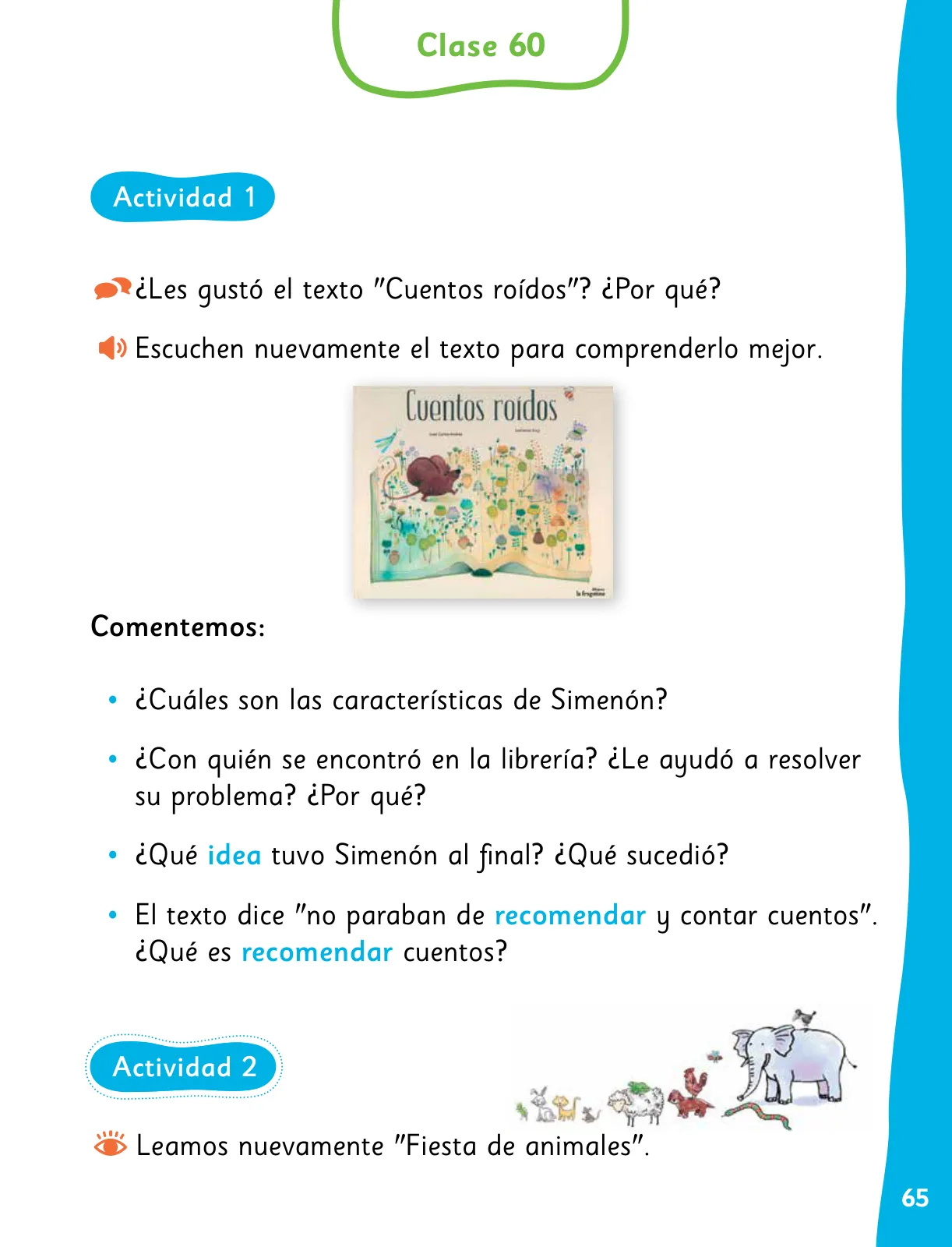 Página 68 de Lenguaje y Comunicación – Primero Básico | Texto del Estudiante MINEDUC – Descargar PDF · 2024