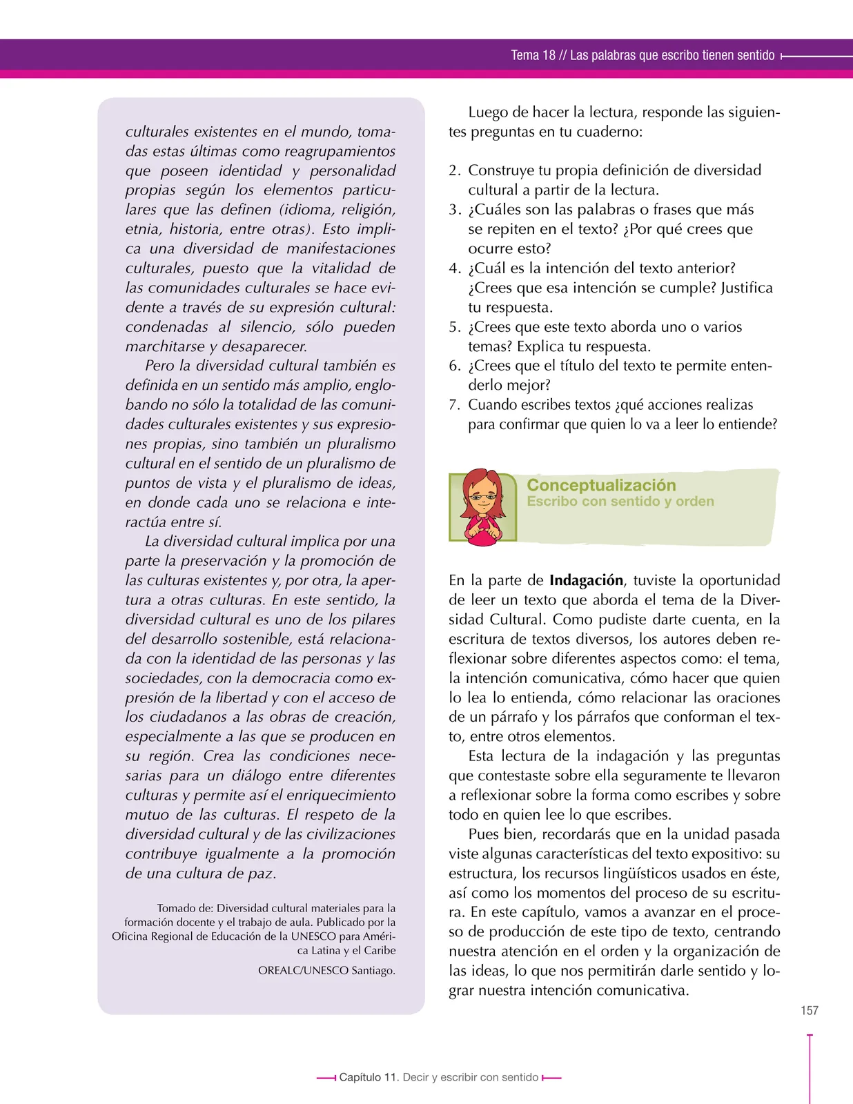 Página 157 de Lenguaje 7° · Secundaria Activa