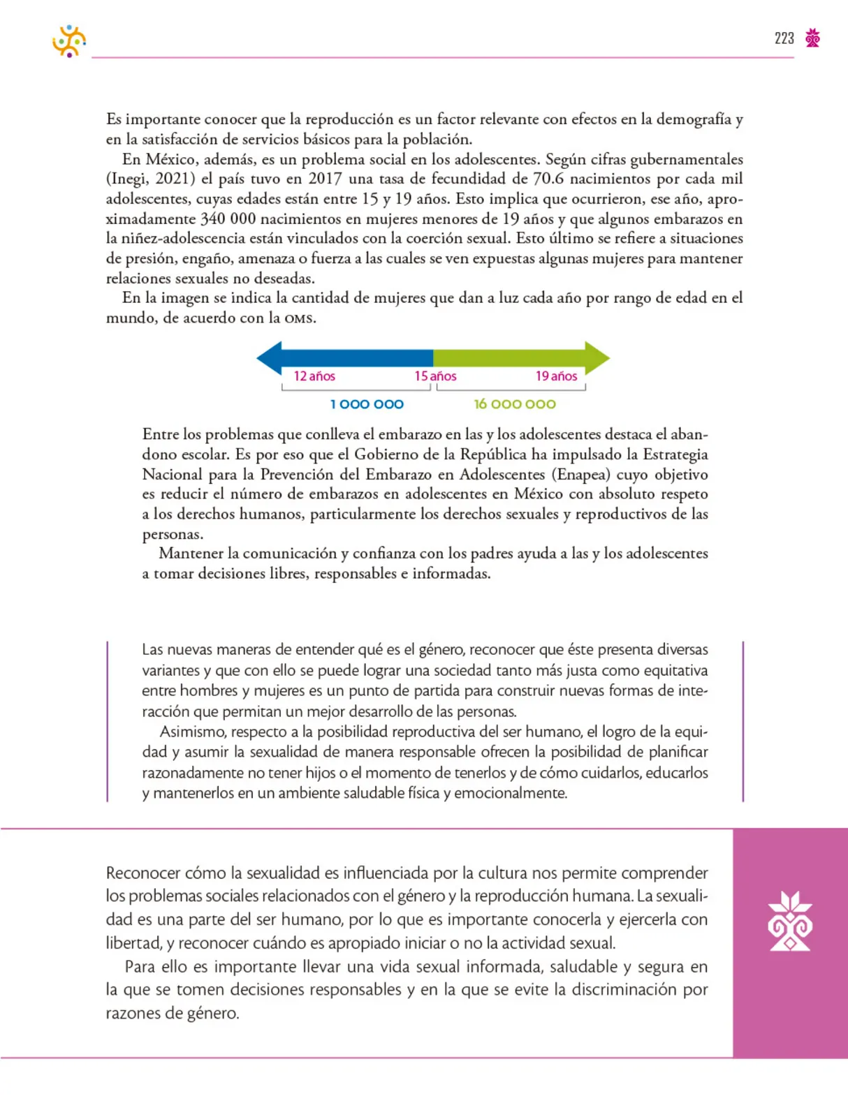 Miniatura página 224 de Colección Ximhai. Saberes y pensamiento científico.   Libro de Educación Secundaria Grado 1°  Ciclo Escolar 2025 - 2026