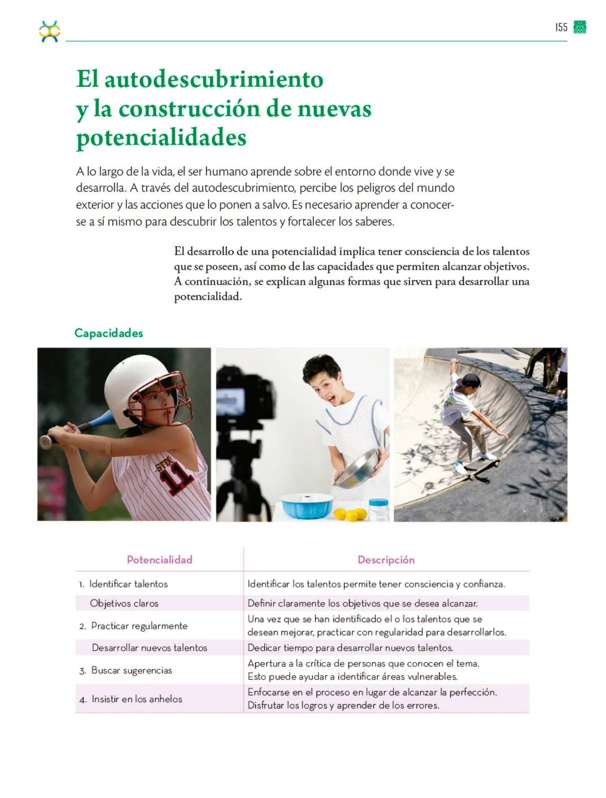 Página 156 de Colección Ximhai. De lo humano y lo comunitario.   Libro de Educación Telesecundaria Grado 1°  Ciclo Escolar 2025 - 2026