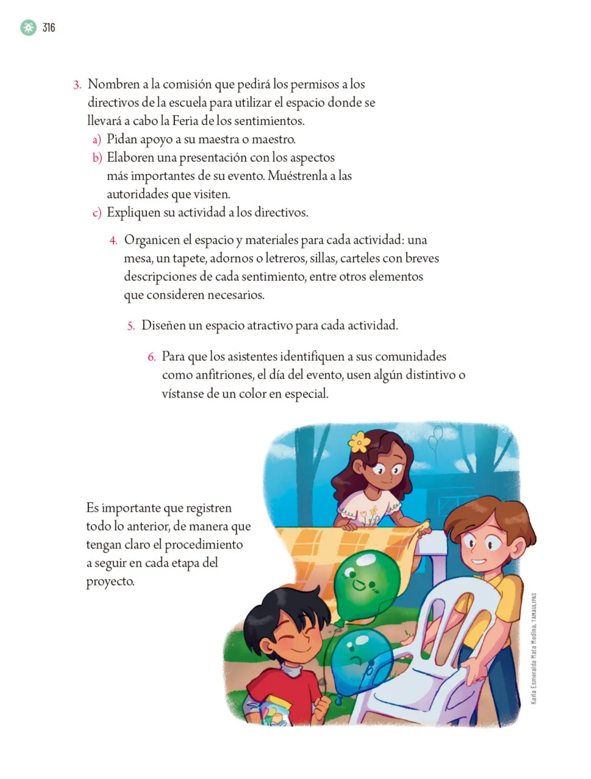Página 319 de Proyectos Escolares. Libro de Educación Primaria Grado 5° Ciclo Escolar 2025 - 2026