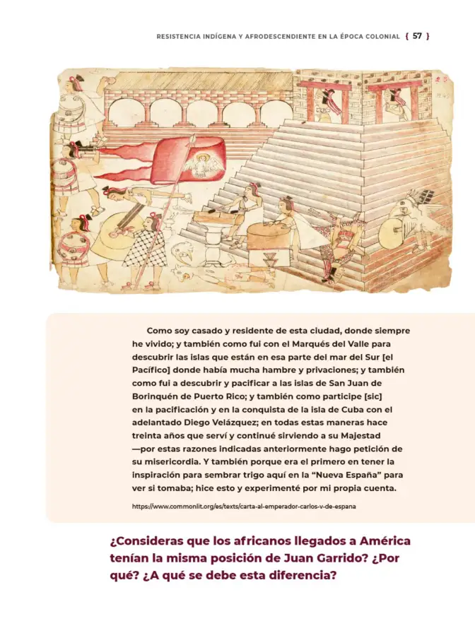 Página 58 de Historia del pueblo mexicano. Multigrado Libro de Educación Telesecundaria Grado 1° Ciclo Escolar 2025 - 2026