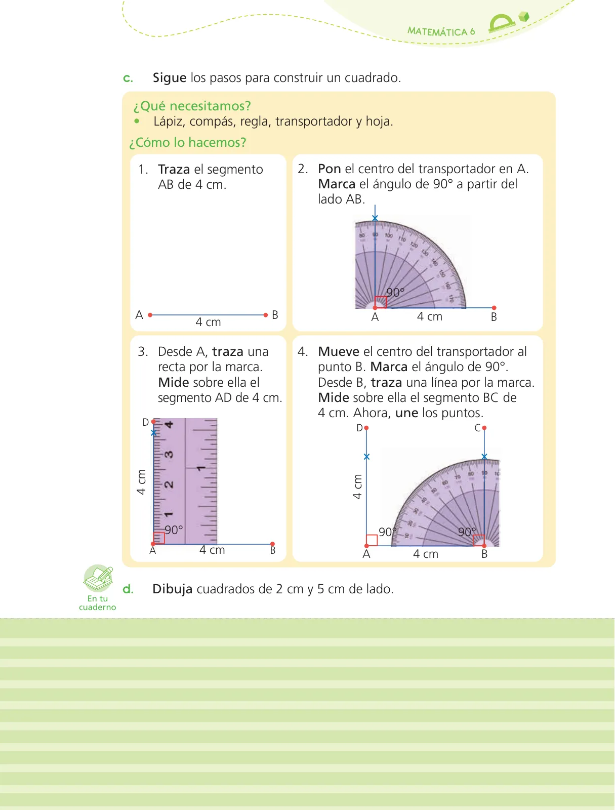 Página 28 de Cuadernillo de Matemática 6, sexto grado de Primaria · 2023