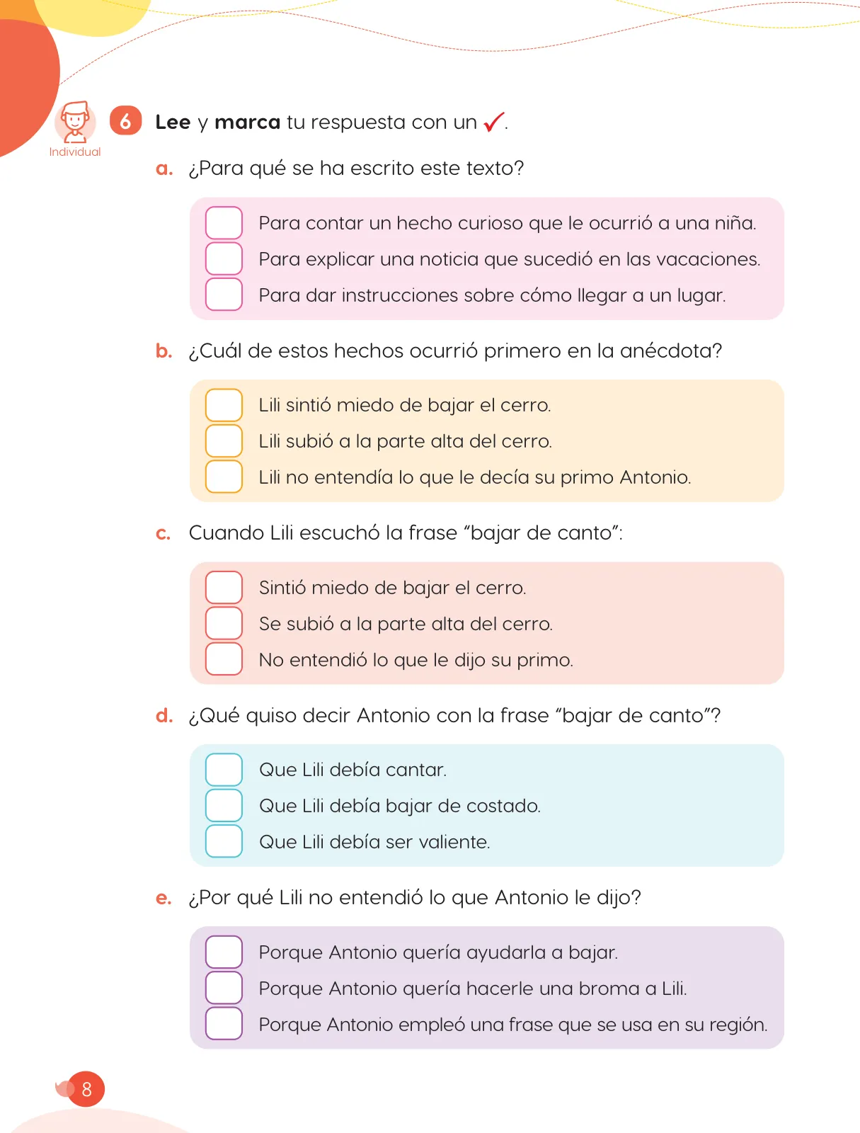 Miniatura página 10 de Cuadernillo de Comunicación 3, tercer grado de Primaria · 2023