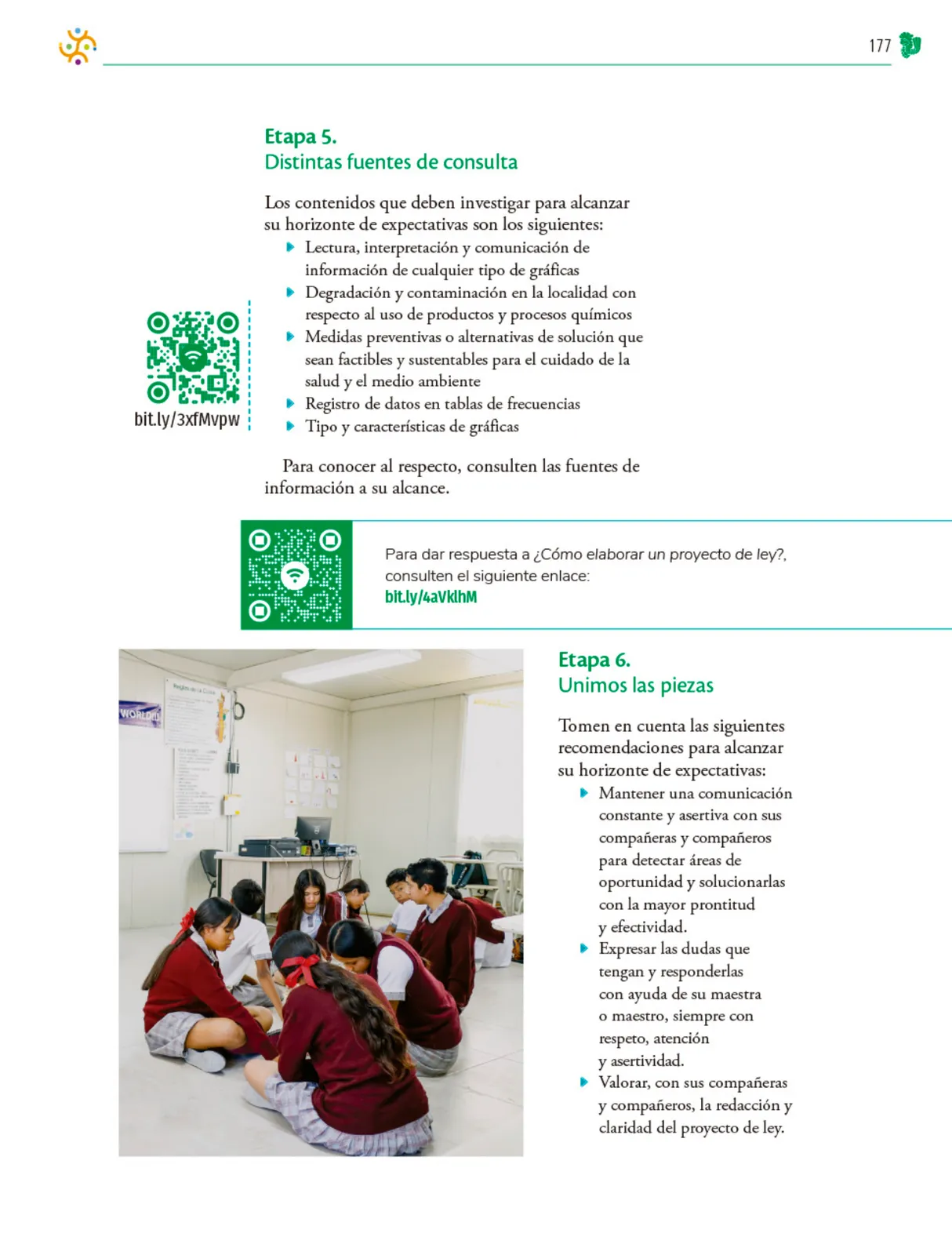 Miniatura página 178 de Colección Nanahuatzin. Nuestro libro de Proyectos. Tomo I.   Libro de Educación Telesecundaria Grado 3°  Ciclo Escolar 2025 - 2026