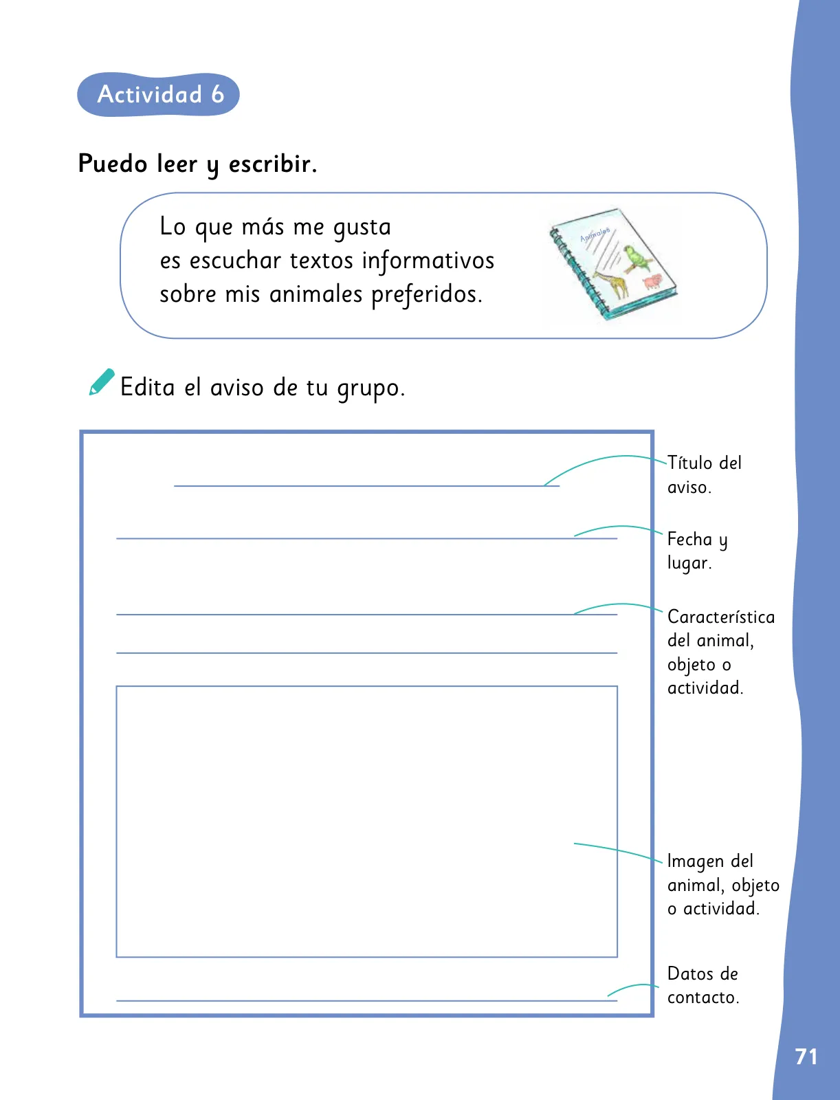Página 74 de Lenguaje y Comunicación – Primero Básico | Texto del Estudiante MINEDUC – Descargar PDF · 2024
