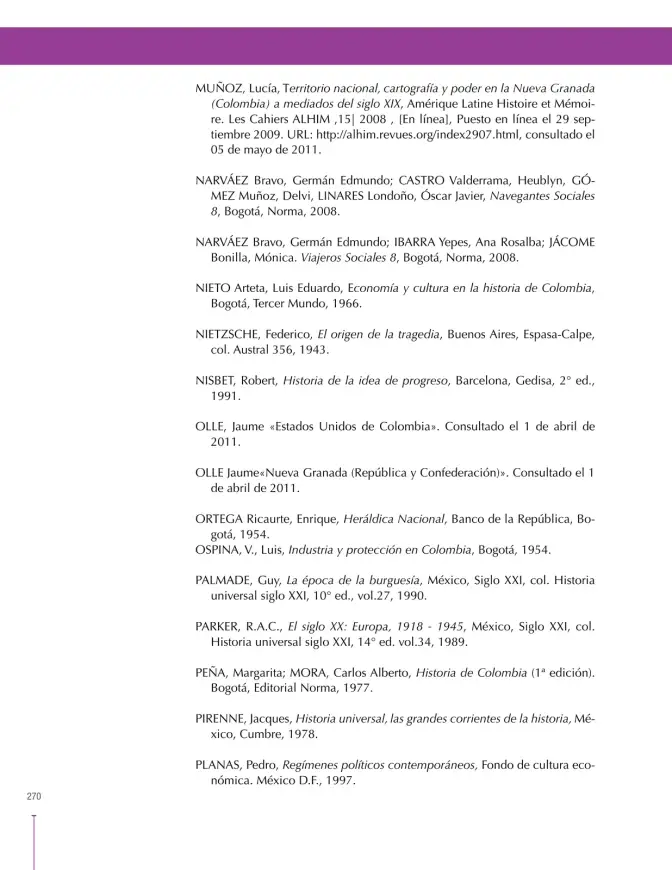 Página 270 de Ciencias Sociales 8° · Secundaria Activa