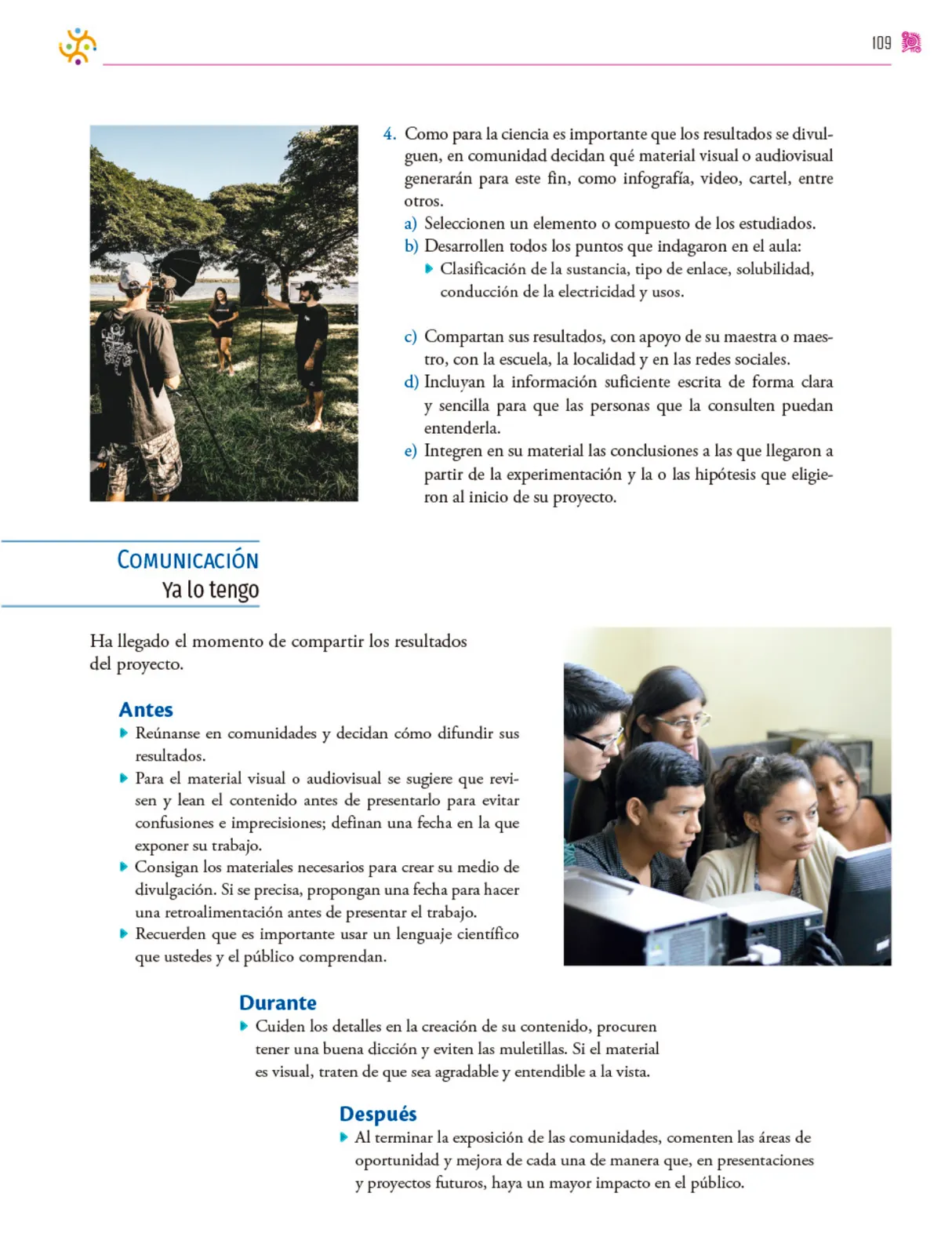 Miniatura página 110 de Colección Nanahuatzin. Nuestro libro de proyectos.   Libro de Educación Secundaria Grado 3°  Ciclo Escolar 2025 - 2026