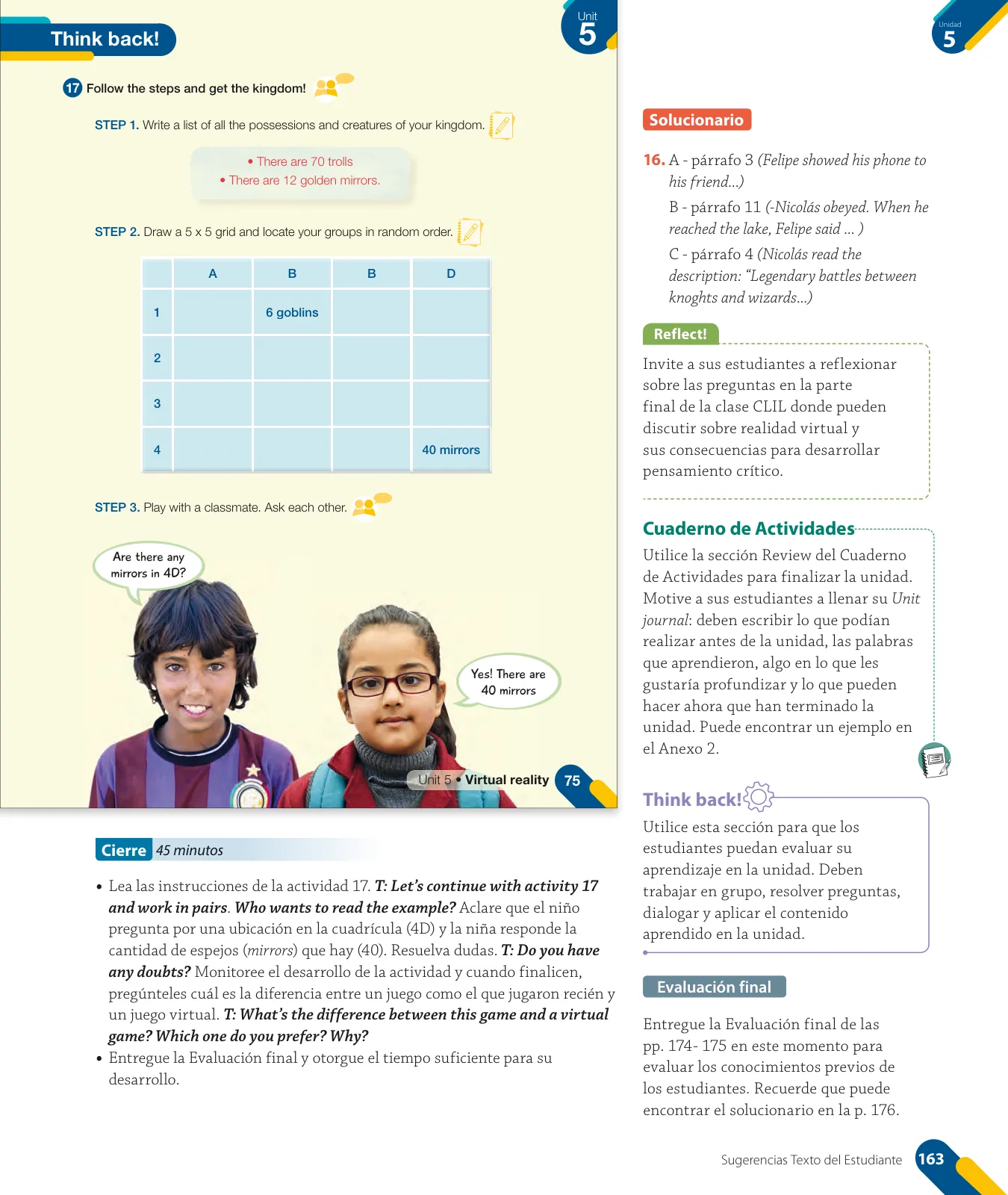 Página 27 de Inglés – Quinto Básico | Texto del Estudiante MINEDUC – Descargar PDF · 2024