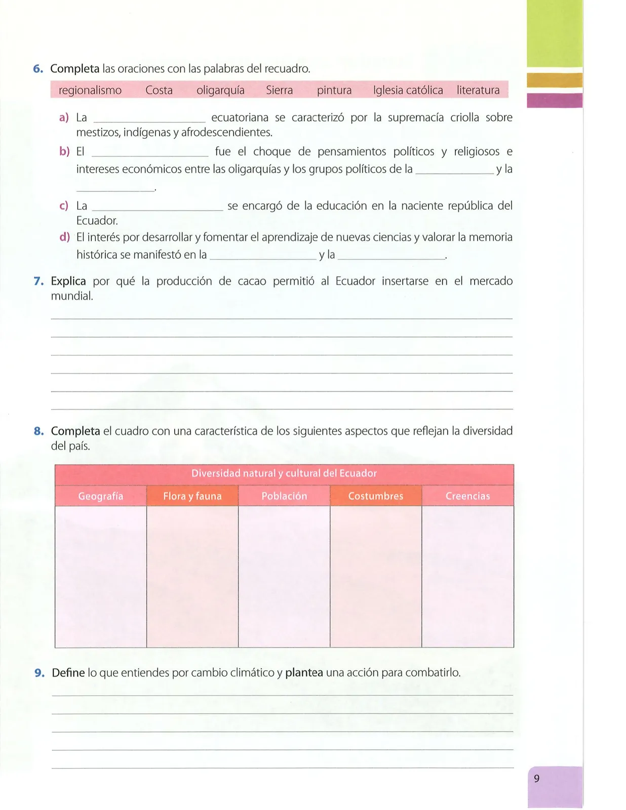 Página 10 de Estudios Sociales · 7 EGB · 2024
