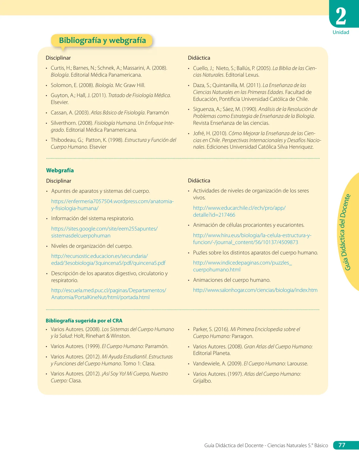 Página 133 de Libro de Ciencias Naturales – Quinto Básico | Texto del Estudiante MINEDUC – Descargar PDF · 2024