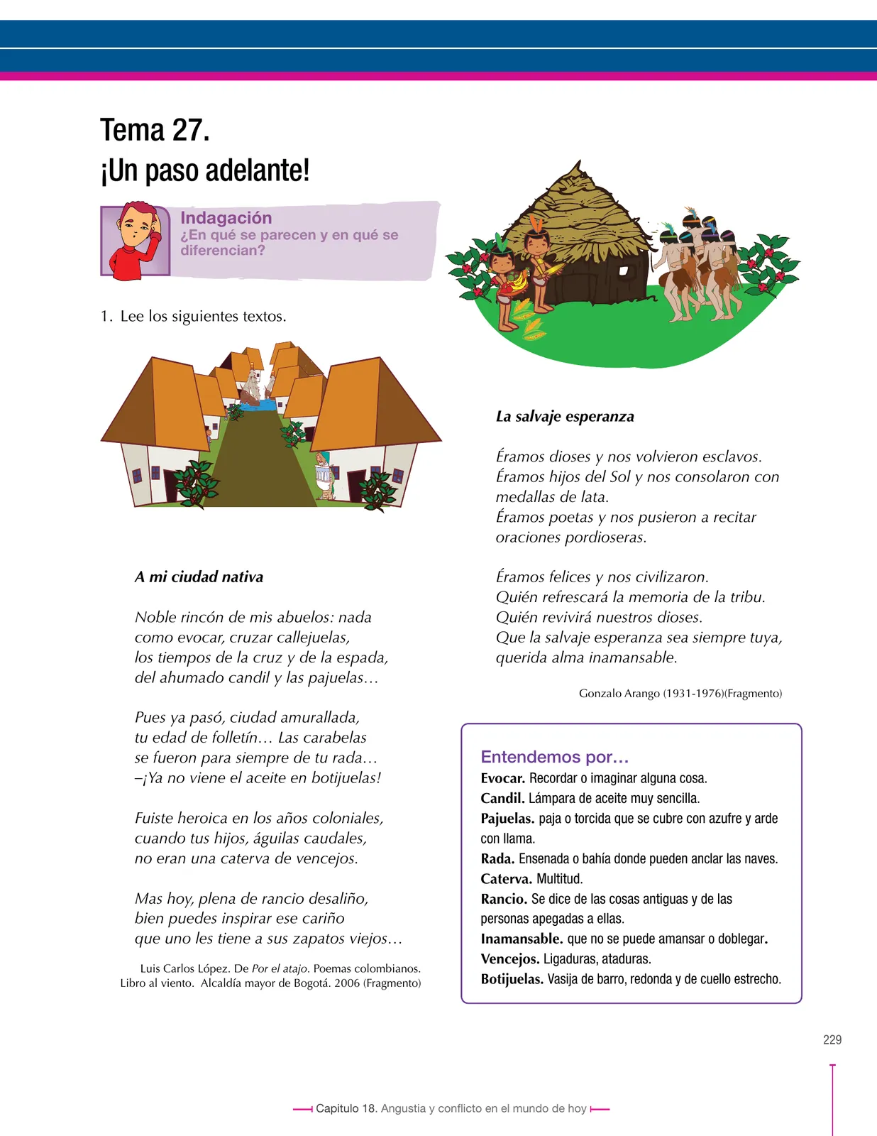 Página 229 de Lenguaje 8° · Secundaria Activa