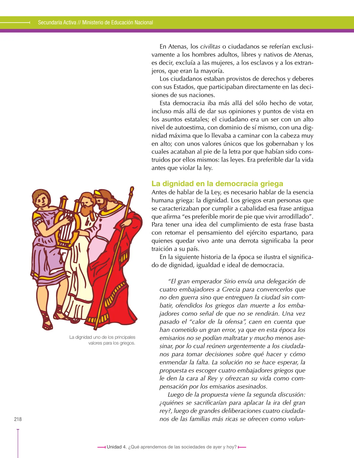 Miniatura página 218 de Ciencias Sociales 6° · Secundaria Activa