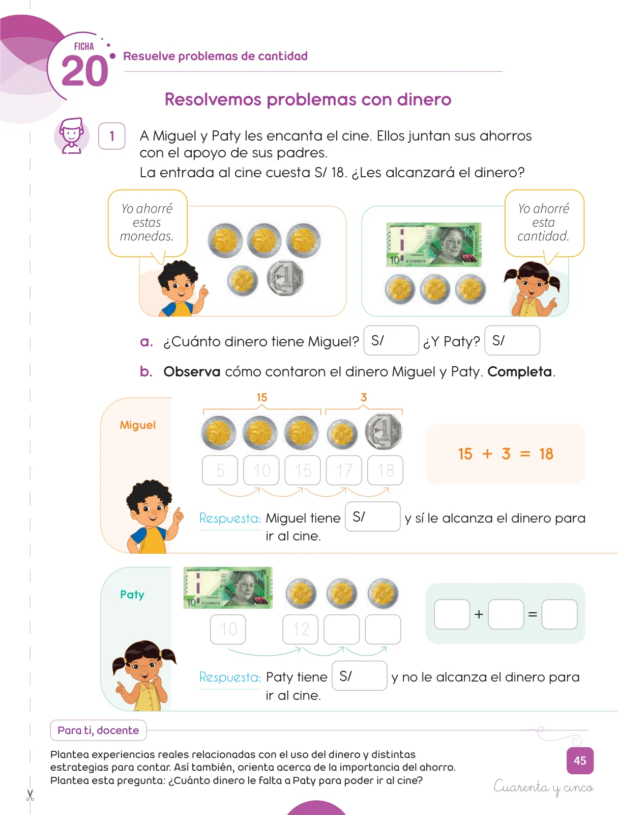 Página 47 de Cuadernillo de Matemática 2, segundo grado de Primaria · 2023