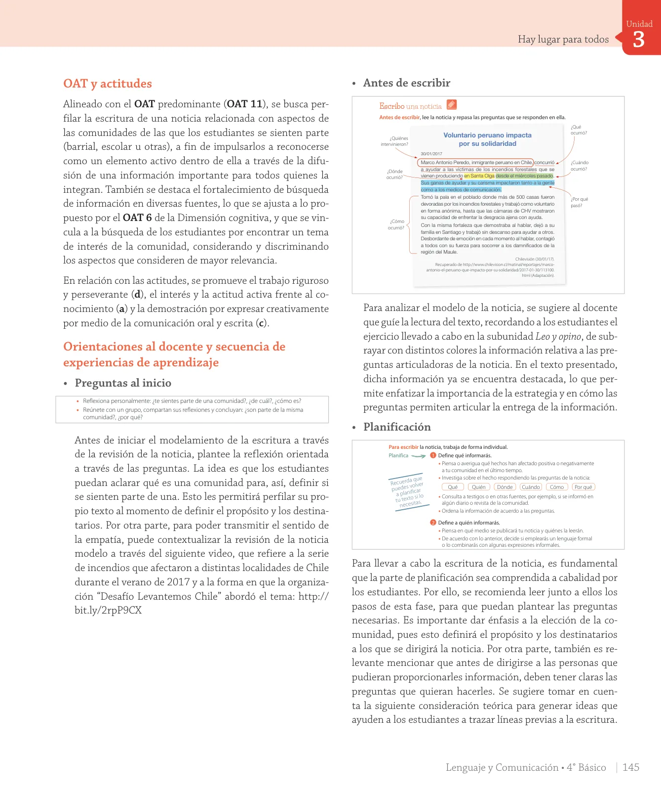 Página 229 de Lenguaje y Comunicación – Cuarto Básico | Texto del Estudiante MINEDUC – Descargar PDF · 2024